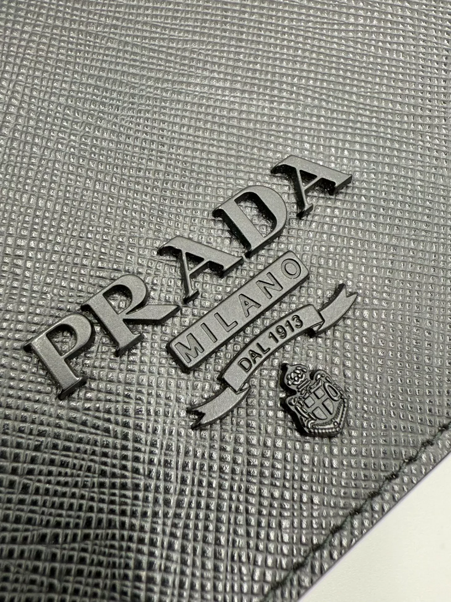 Prada Black Saffiano Chain Bag - Image 10