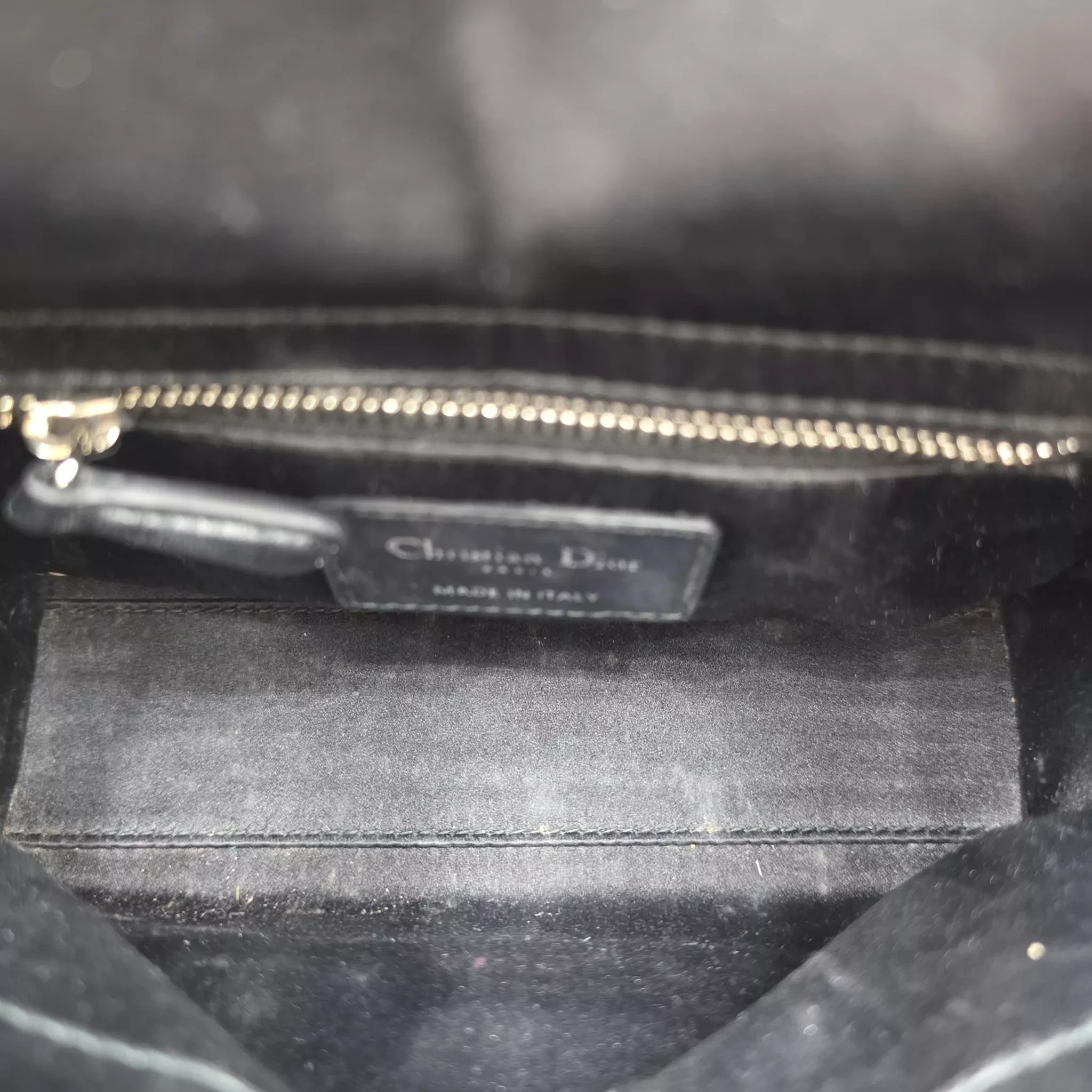 Christian Dior Rhinestone Cannage Mini - Side view