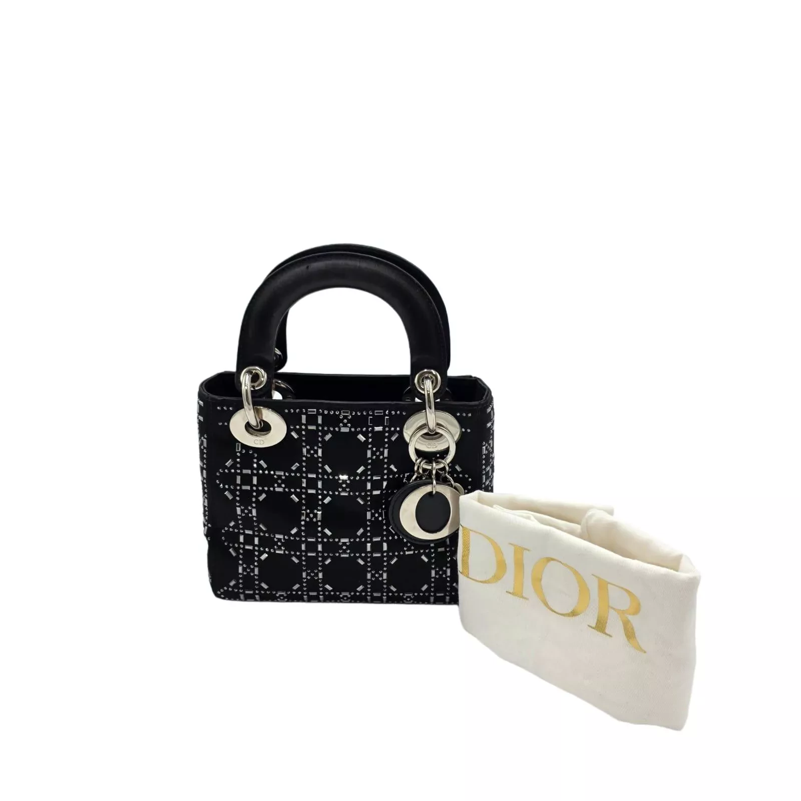Christian Dior Rhinestone Cannage Mini - Image 12