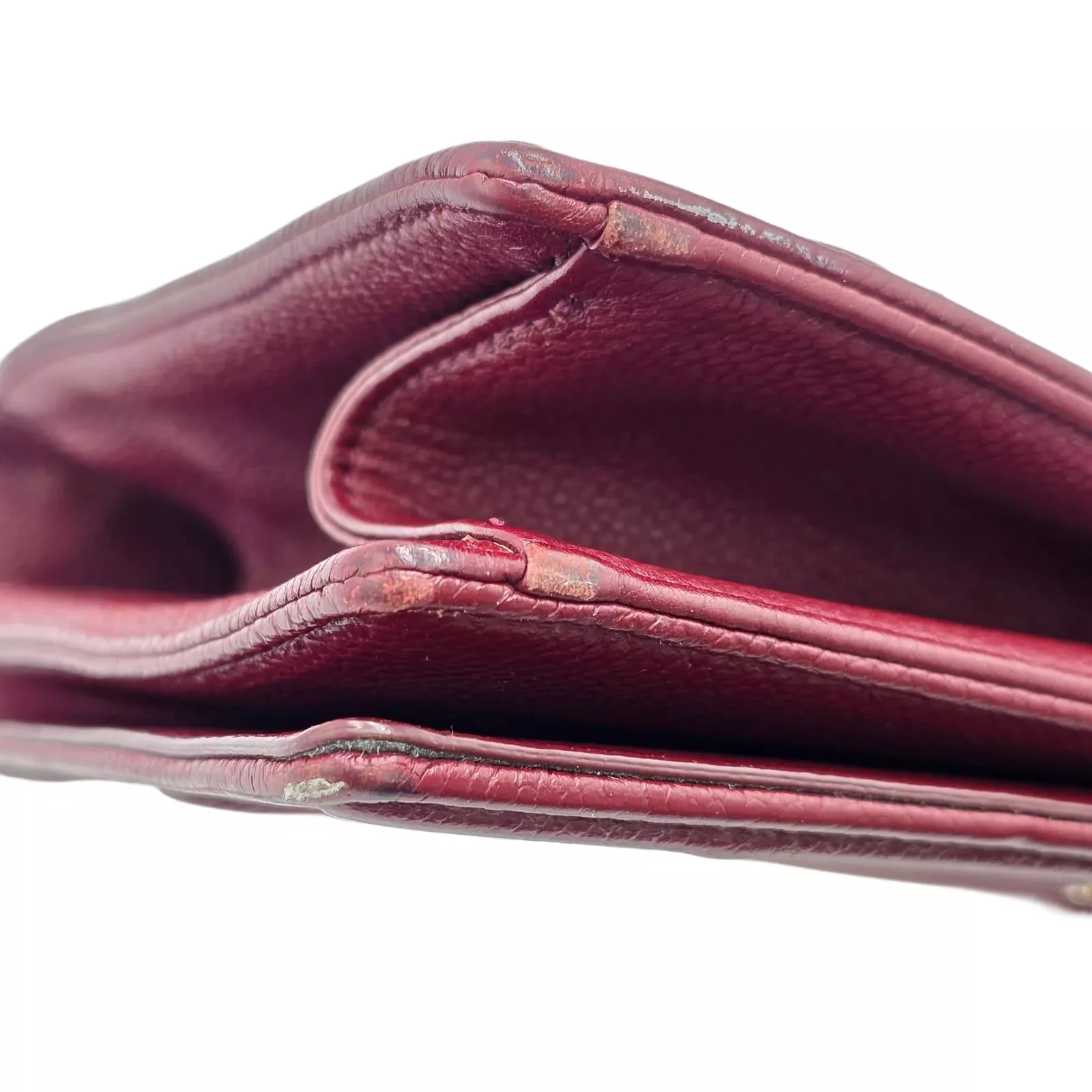 Christian Dior Burgundy Diorama Flap Bag - Image 10