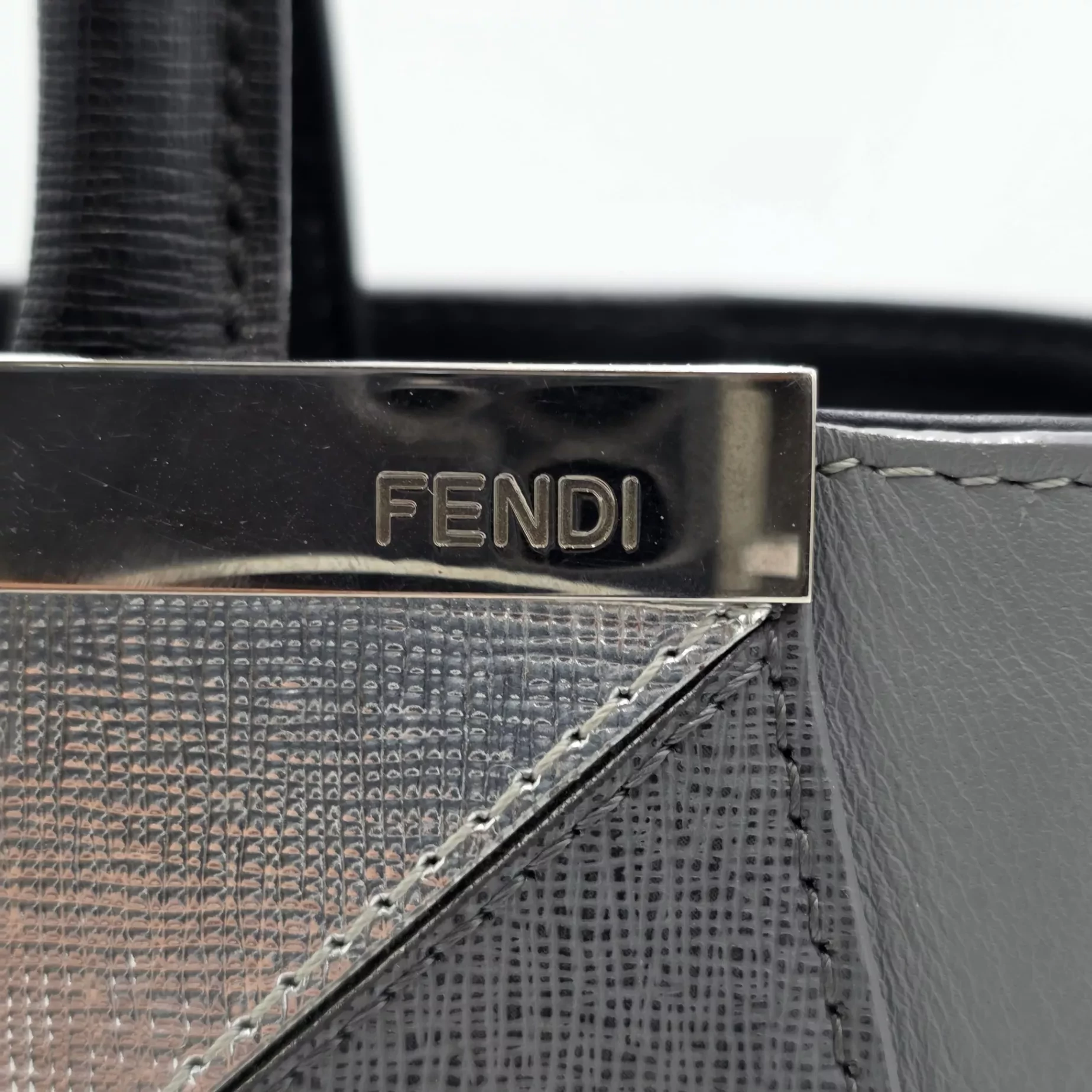 Fendi Multicolour Geometric Tote - Image 11