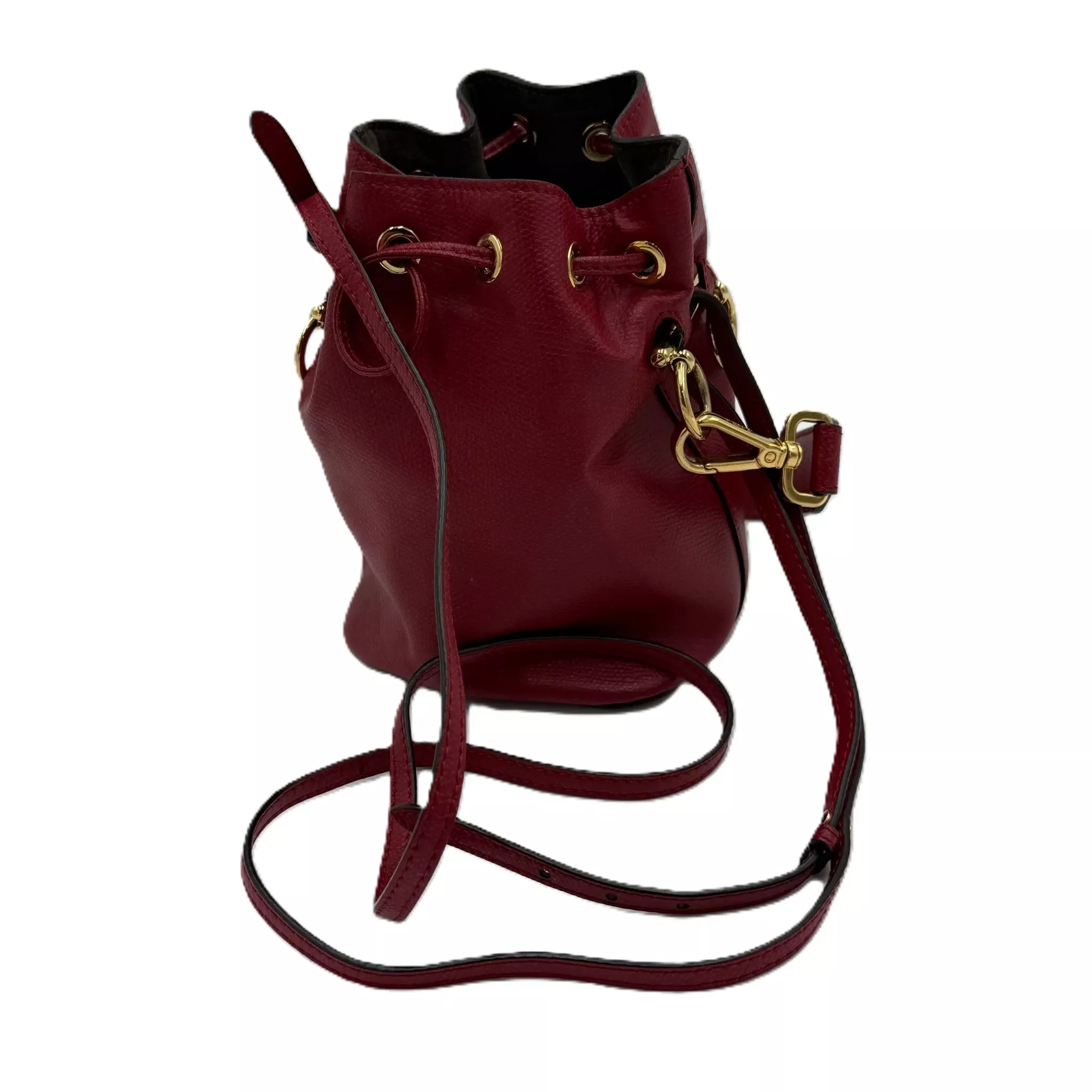 Fendi Red Mini Mon Tresor Bag - Back view