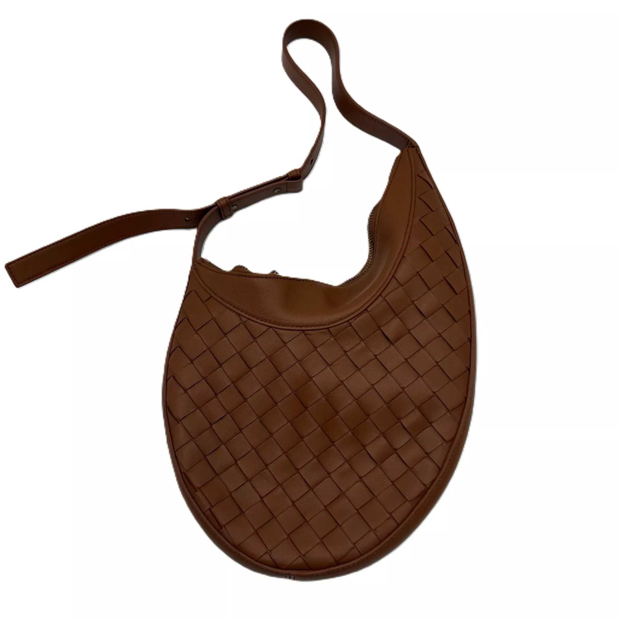 Bottega Veneta Brown Small Drop Hobo