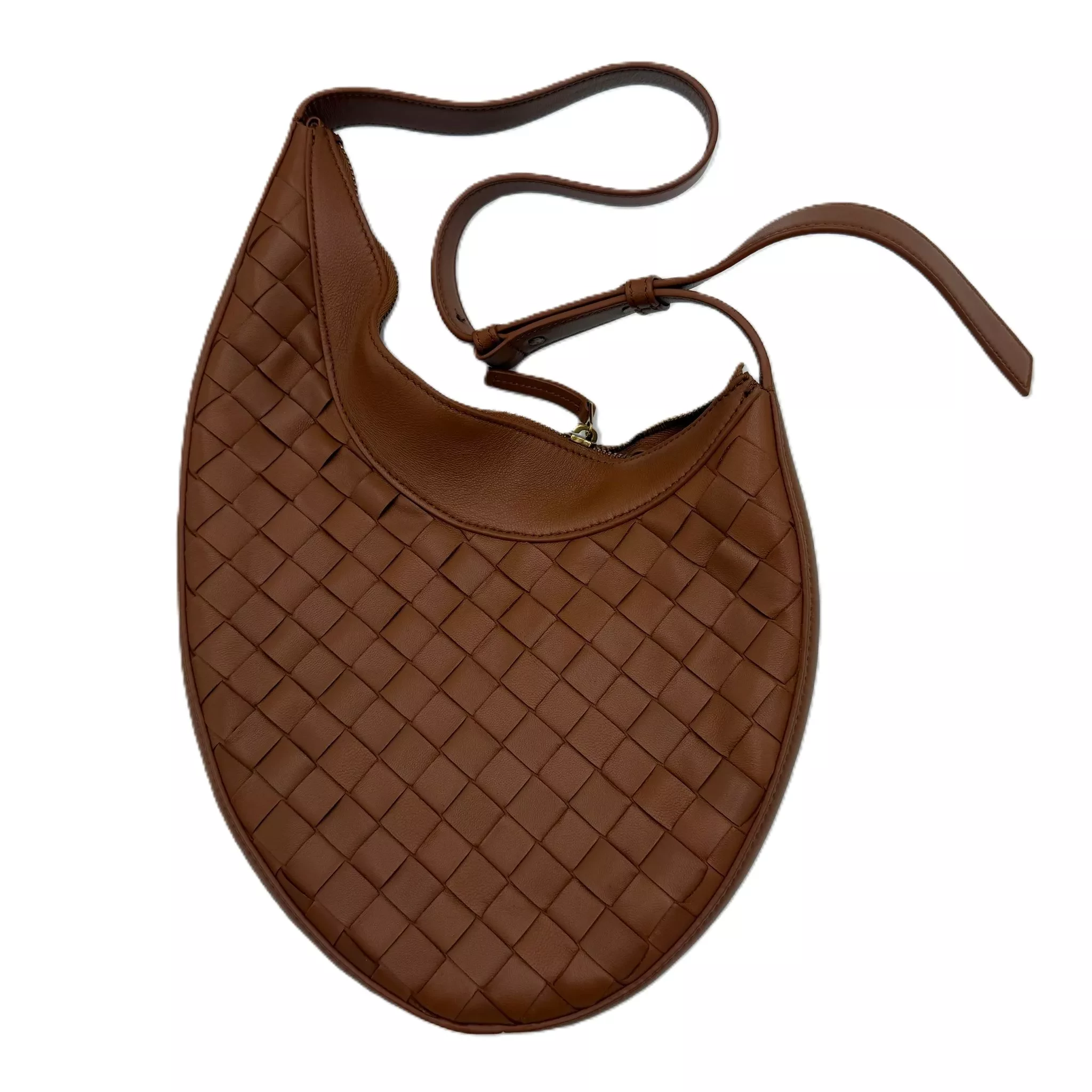 Bottega Veneta Brown Small Drop Hobo - Side view