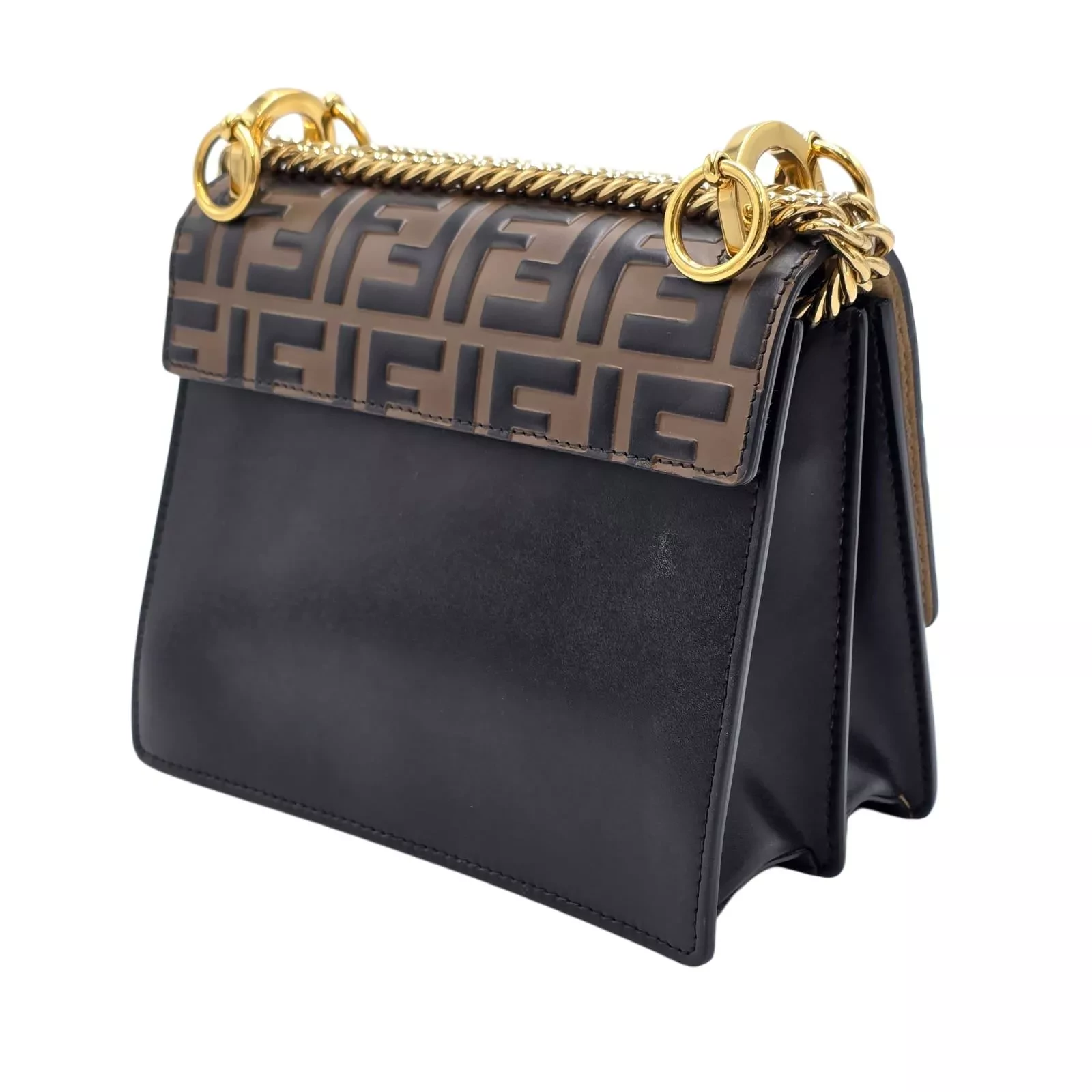 Fendi Bi-Color Small Kan Bag - Back view