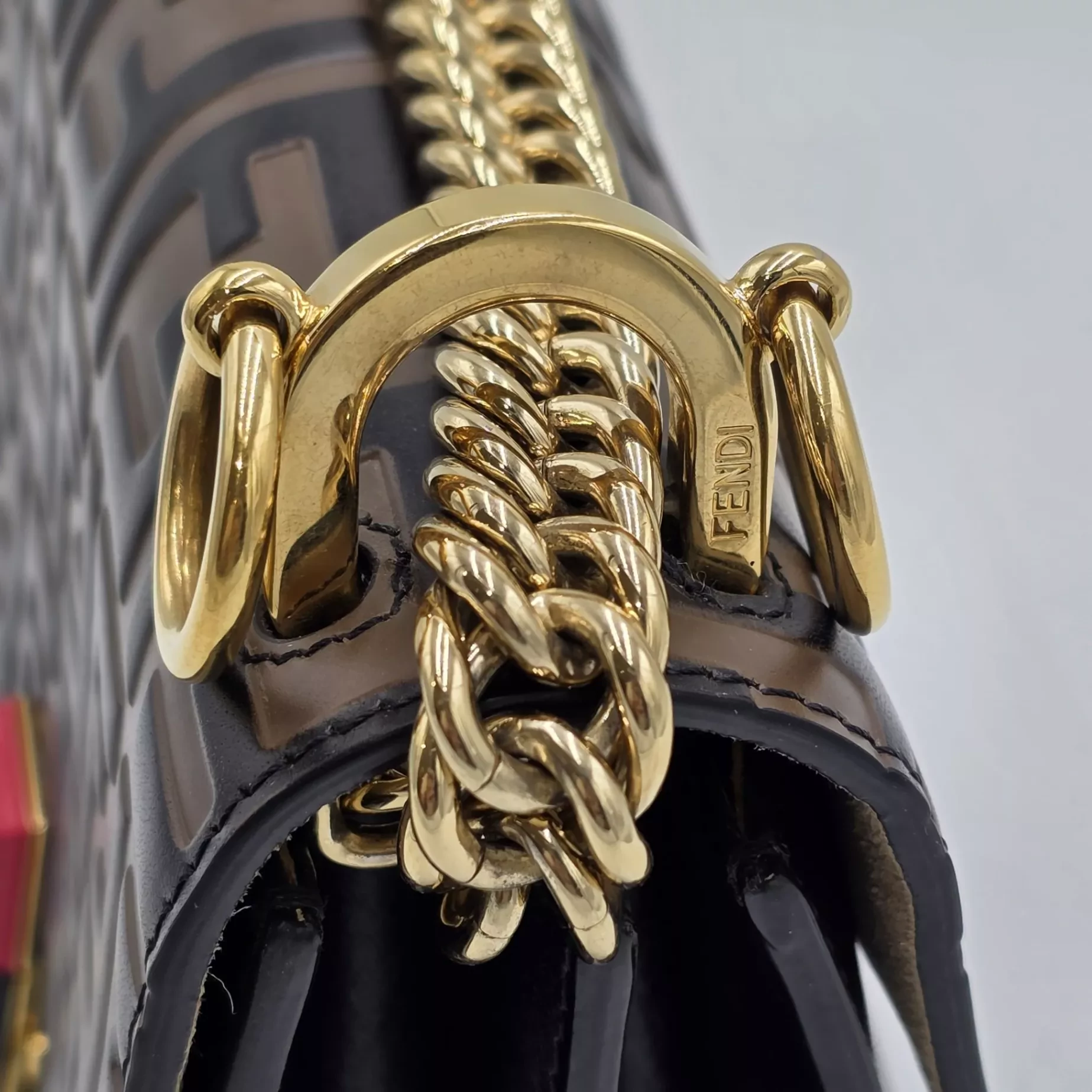 Fendi Bi-Color Small Kan Bag - 4