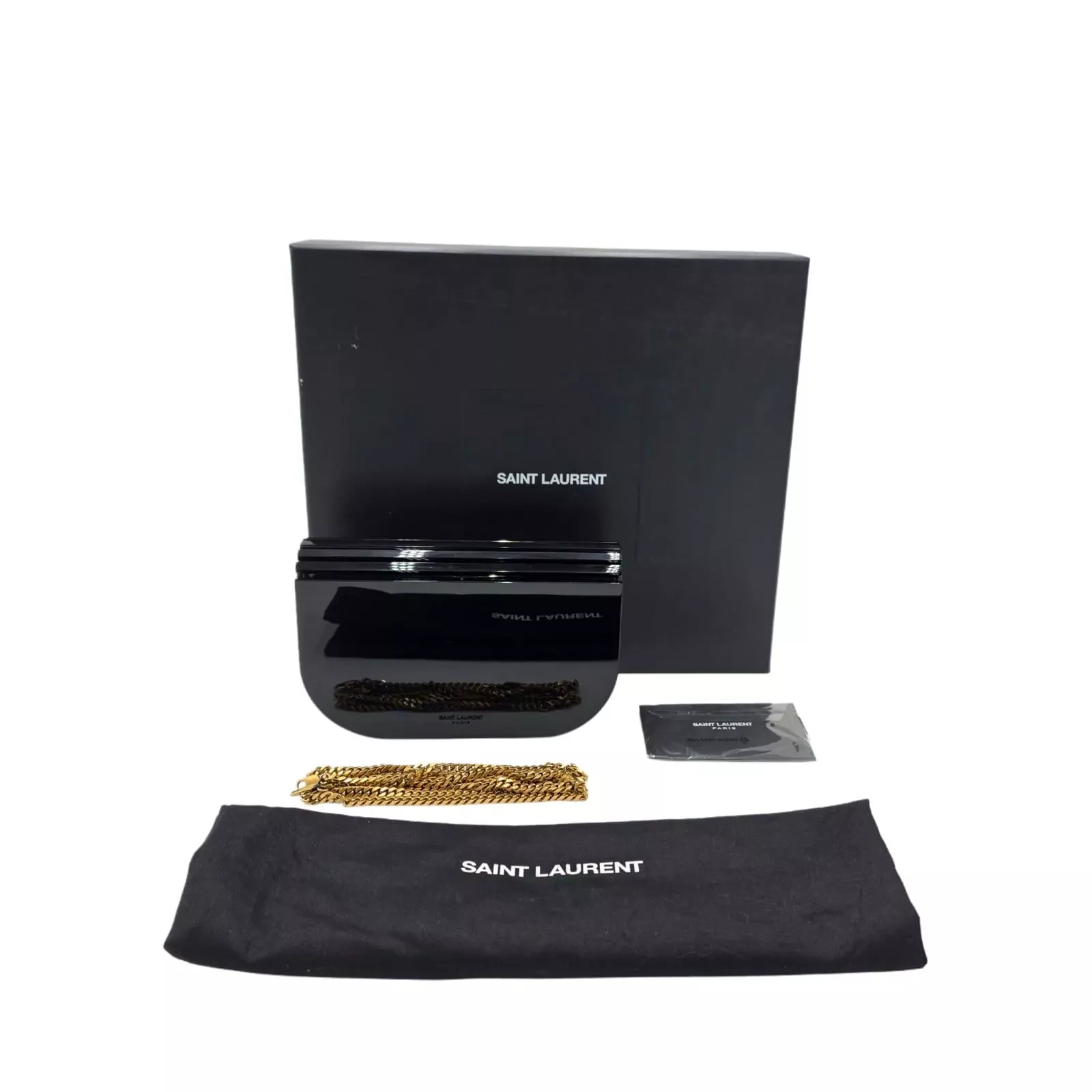 Saint Laurent Plexiglass Mini PVC - Image 12