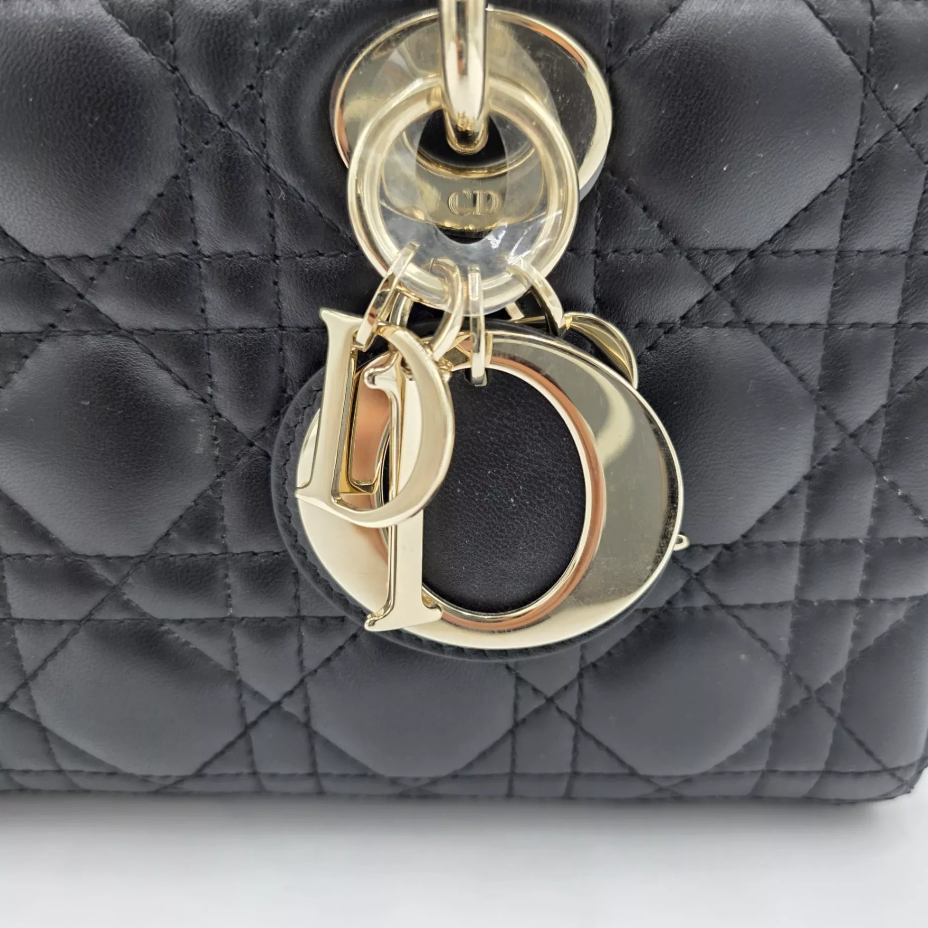 Christian Dior Medium Lady D-Joy Bag - Side view