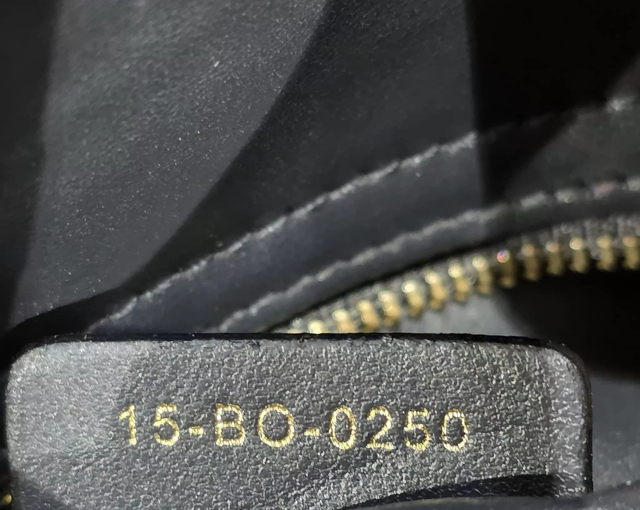 Christian Dior Gold Micro Cannage Mini - Side view