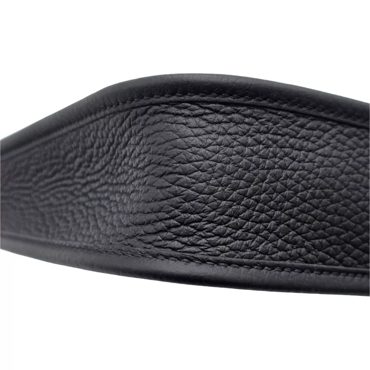 Hermès Black/Gray Leather Evelyne - Detail 1