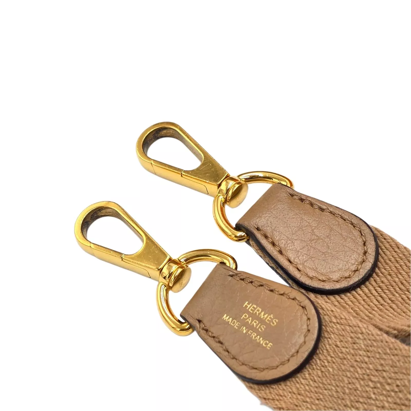 Hermès Evelyne Clemence Gold TPM - Side view