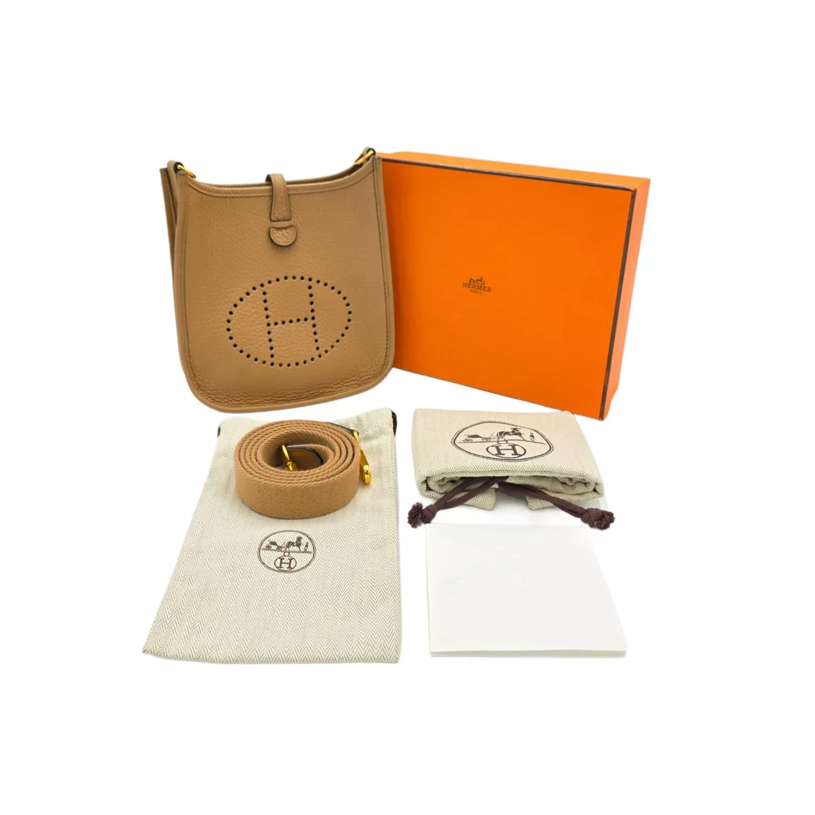 Hermès Evelyne Clemence Gold TPM - Image 13