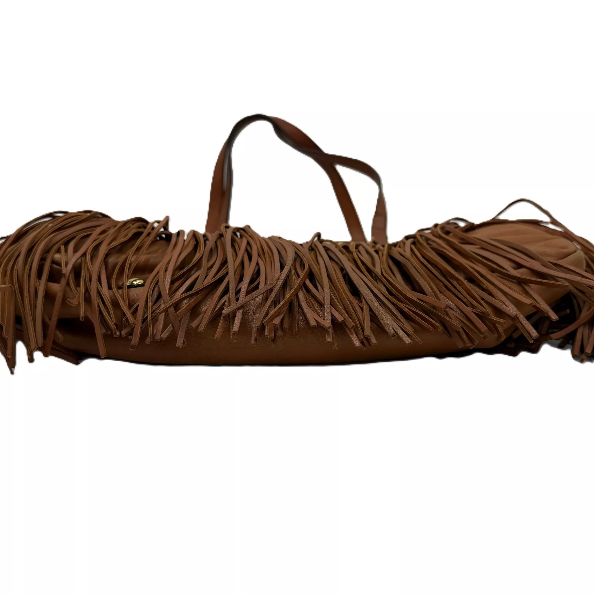 Alexander Mcqueen Studded Fringe Leather Tote - Back view