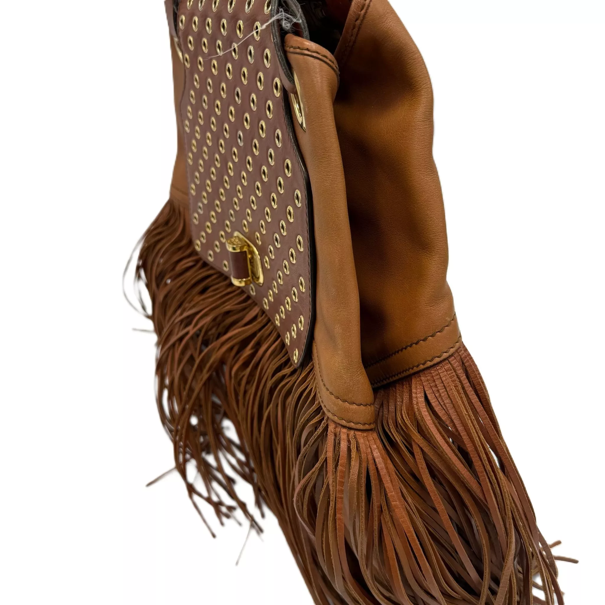 Alexander Mcqueen Studded Fringe Leather Tote - 4