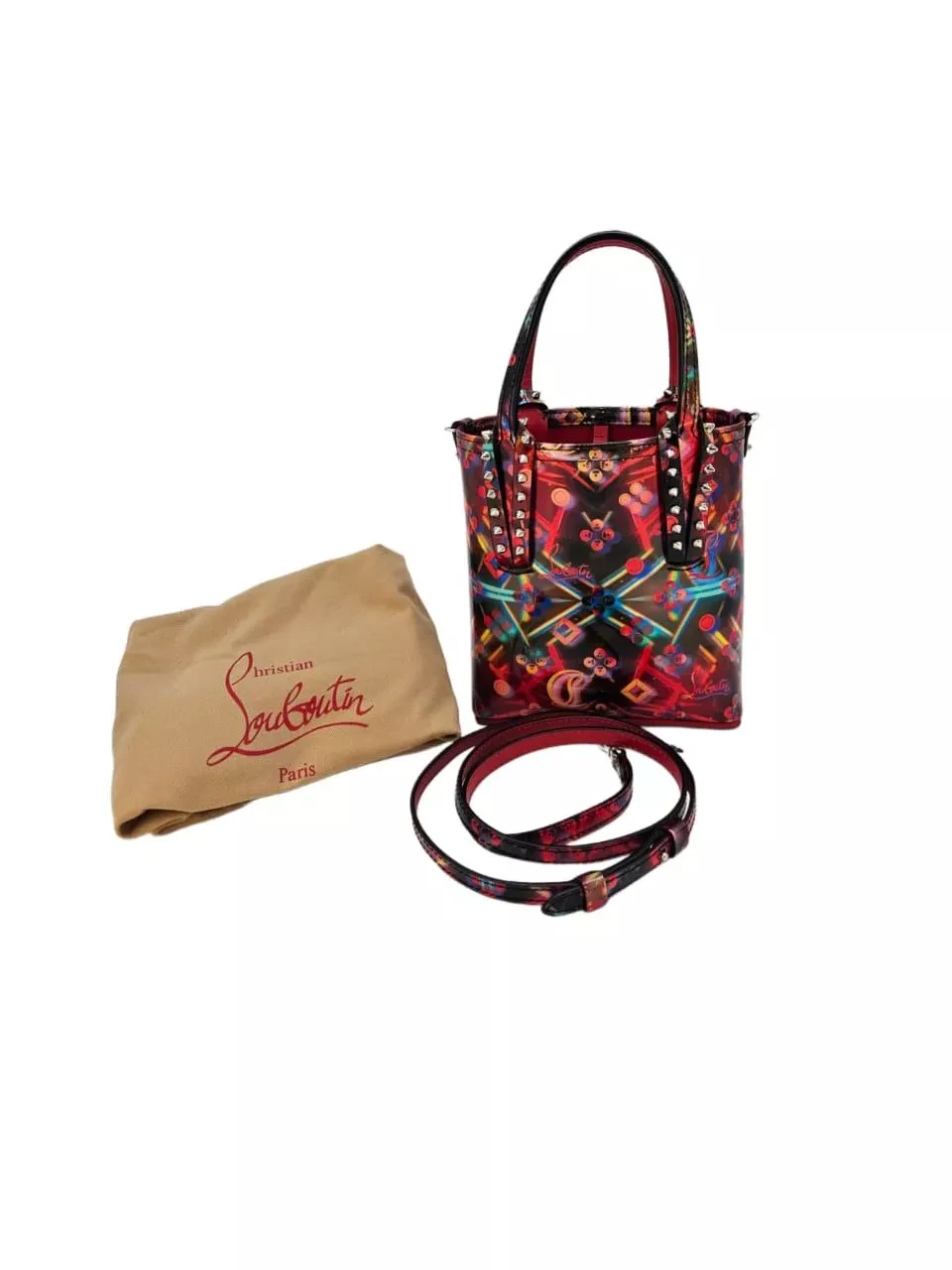 Christian Louboutin Cabata Mini Top-Handle Bag - Image 11