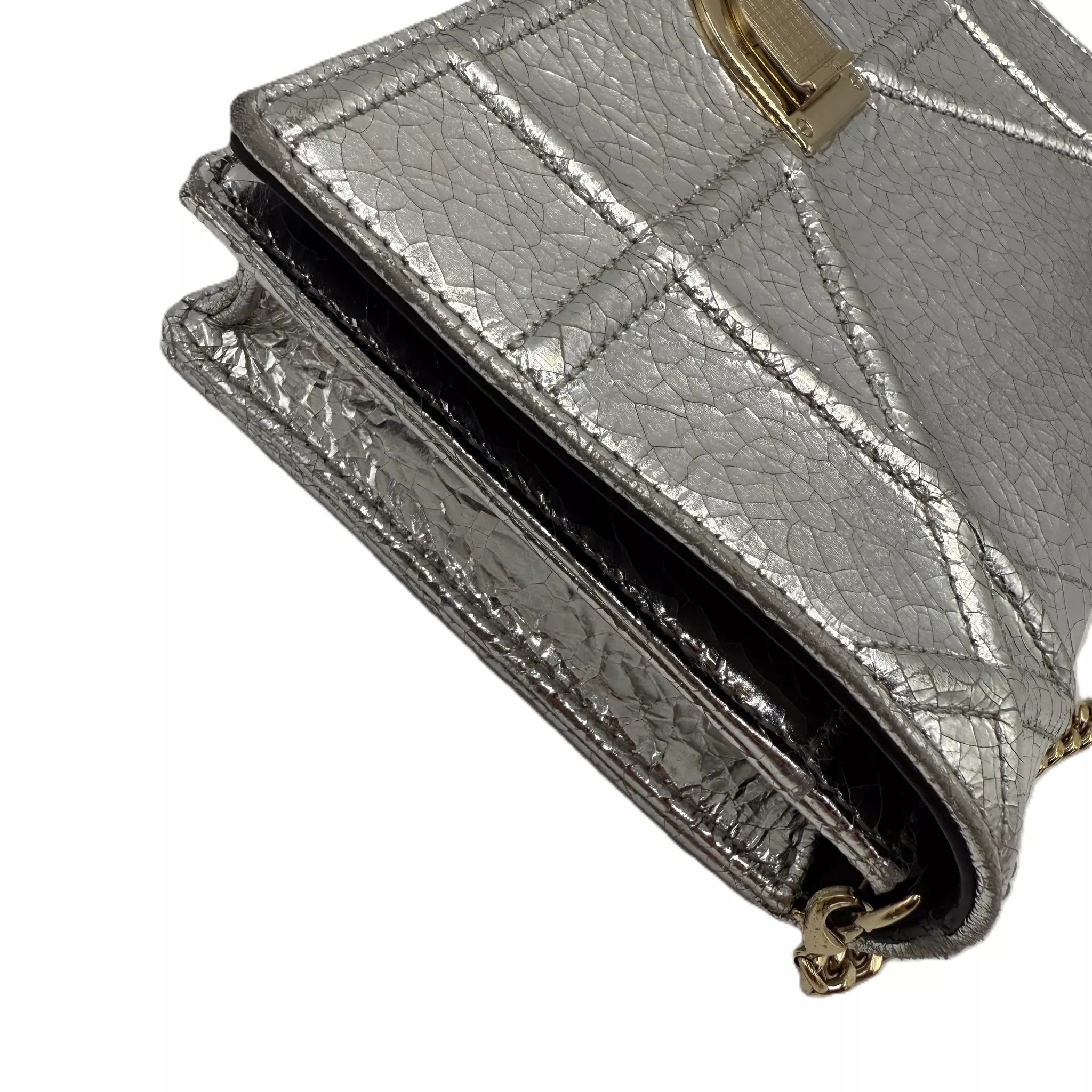 Christian Dior Diorama Metallic Chain Bags - Image 11