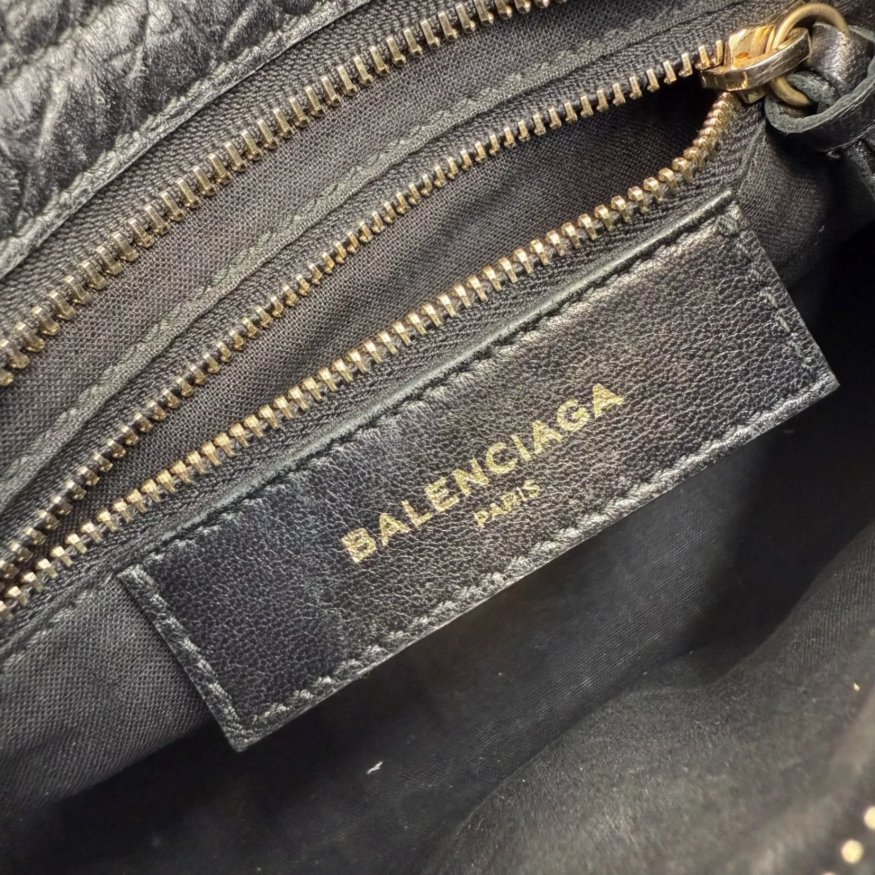 Balenciaga Black Croc City Bag - Image 11