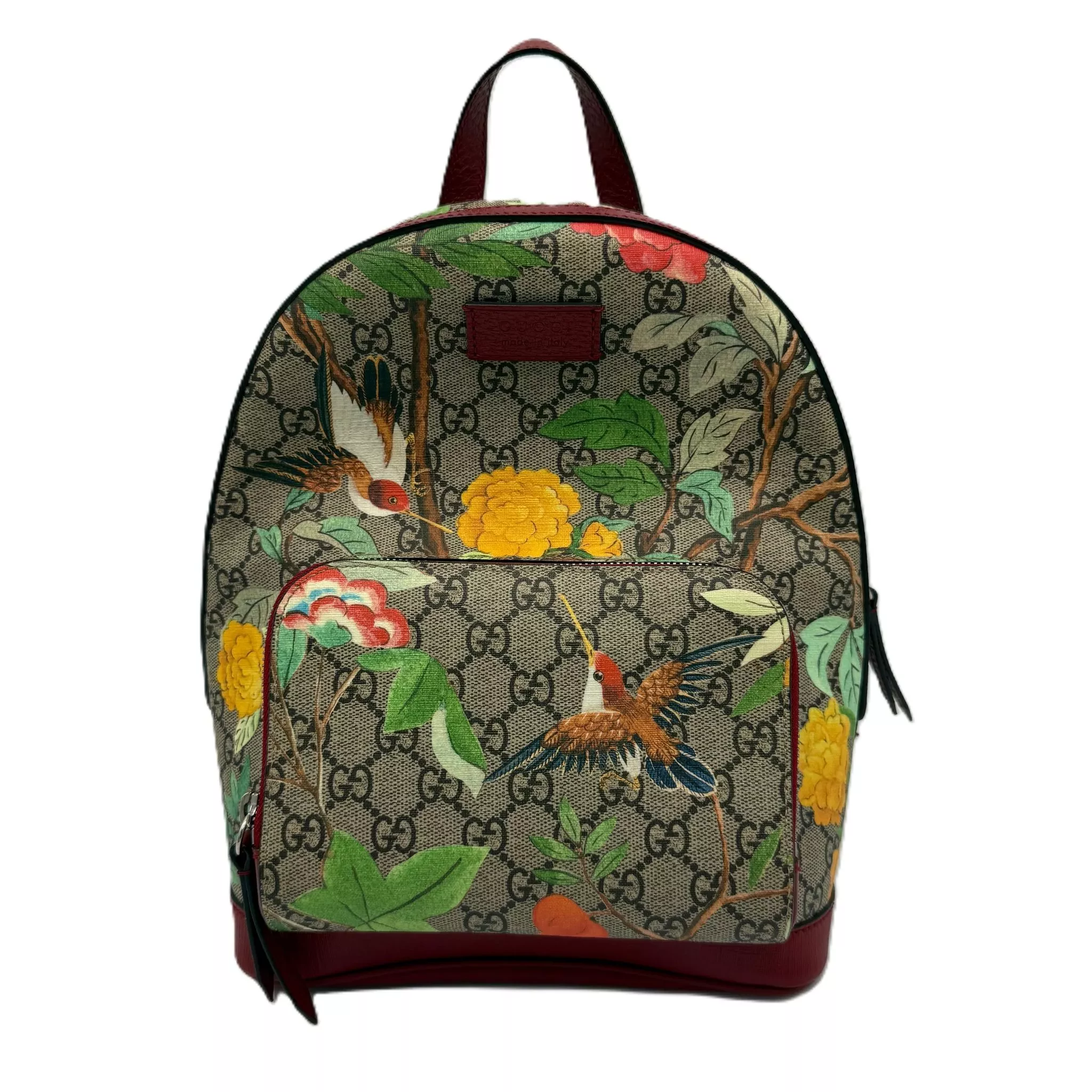 Gucci Red/Beige Small Tian