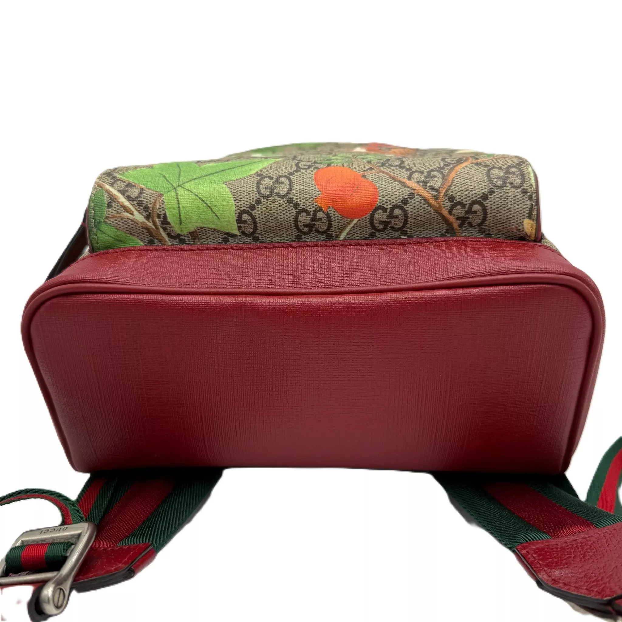 Gucci Red/Beige Small Tian - Image 6