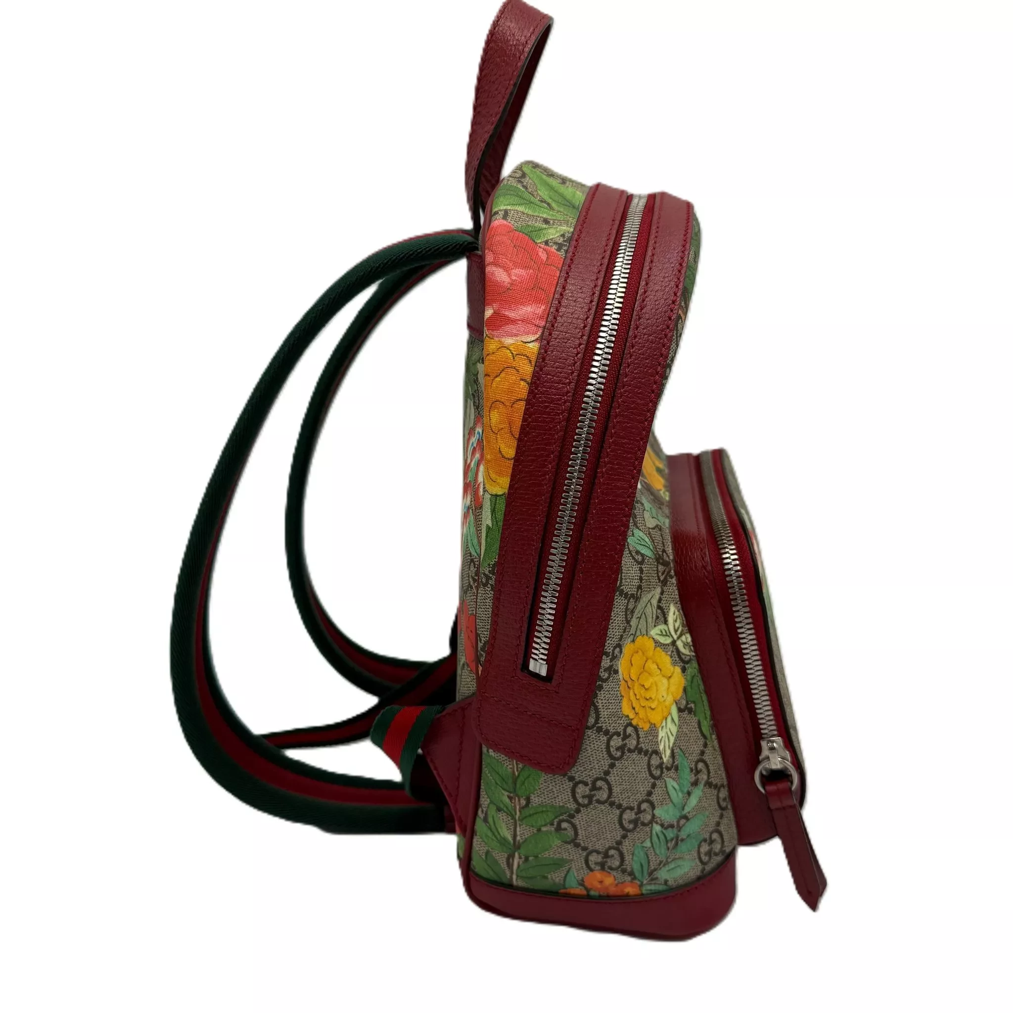 Gucci Red/Beige Small Tian - 4