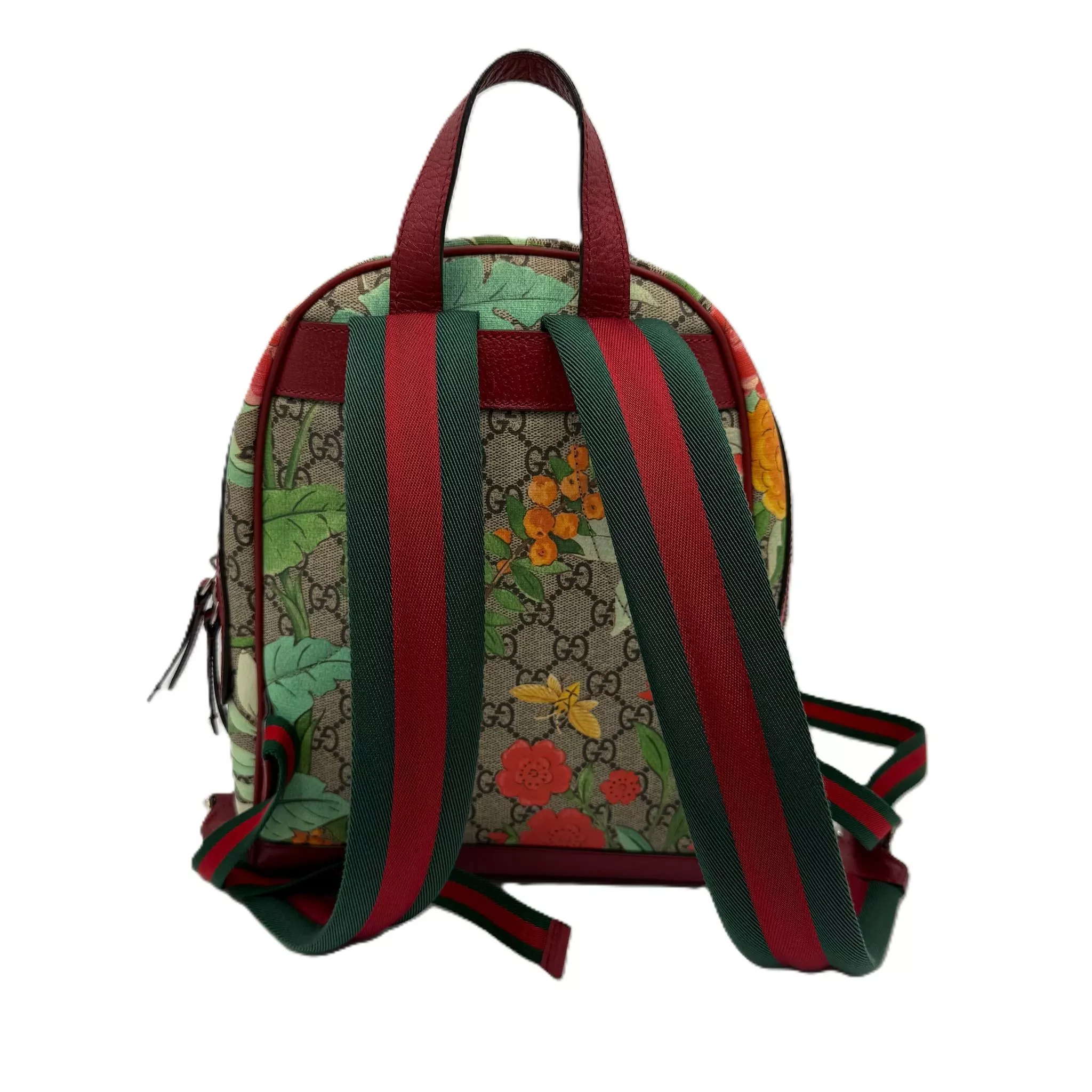 Gucci Red/Beige Small Tian - Side view