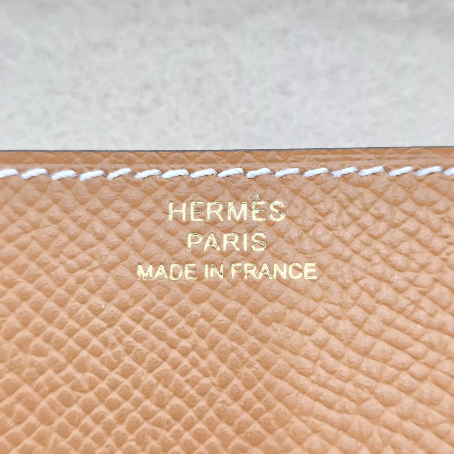 Hermès Gold Epsom Constance Wallet - Image 11