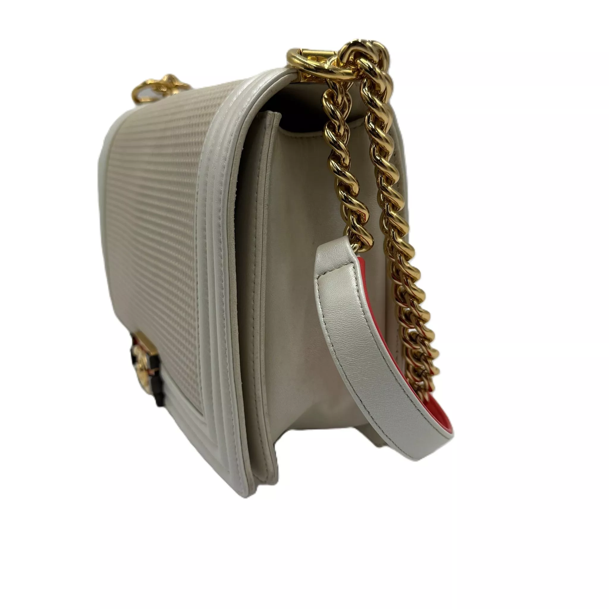 Chanel White Cube Boy Bag - 4