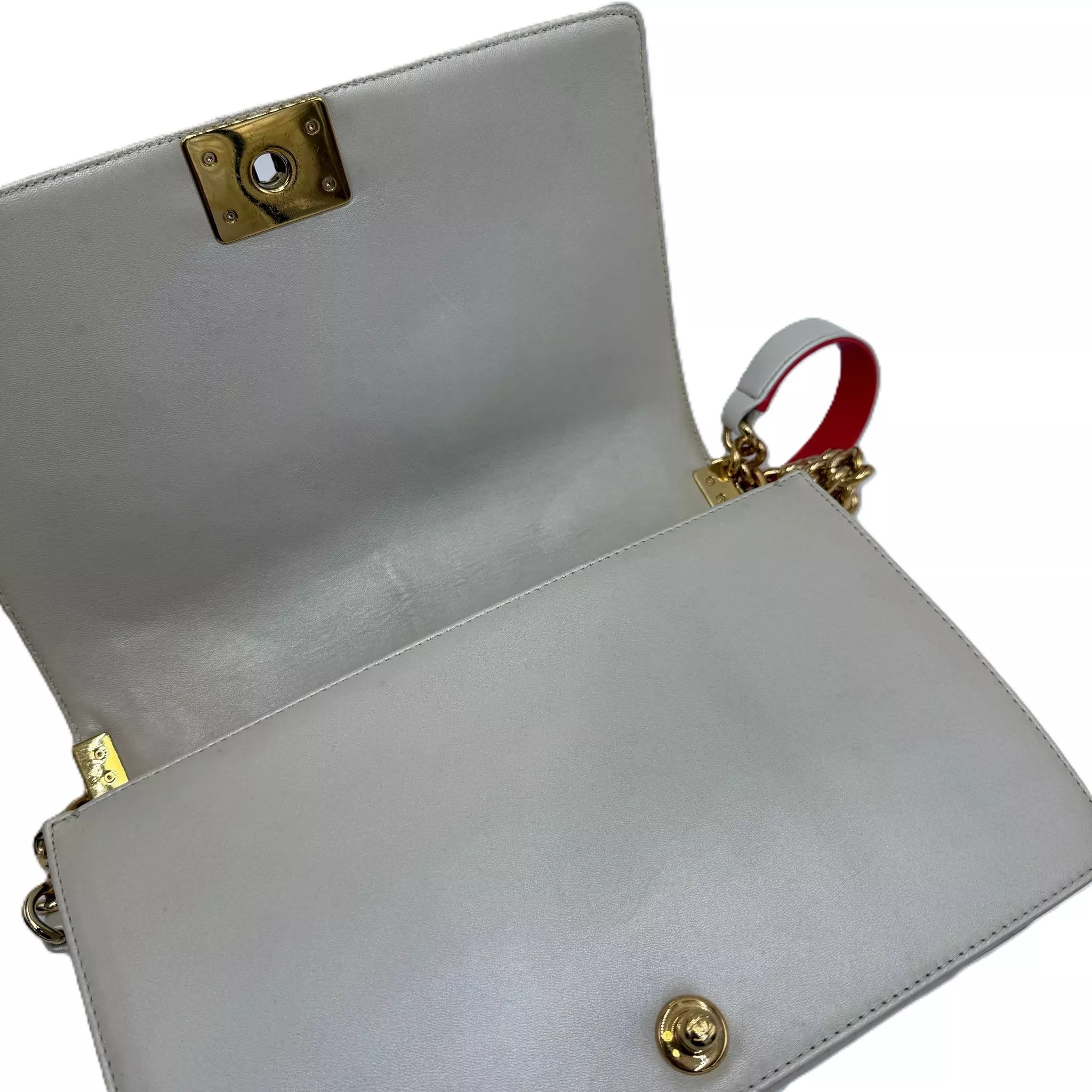 Chanel White Cube Boy Bag - Image 12