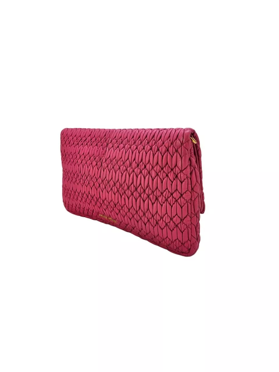 Miu Miu Pink Matelasse Shoulder Bag - Image 6