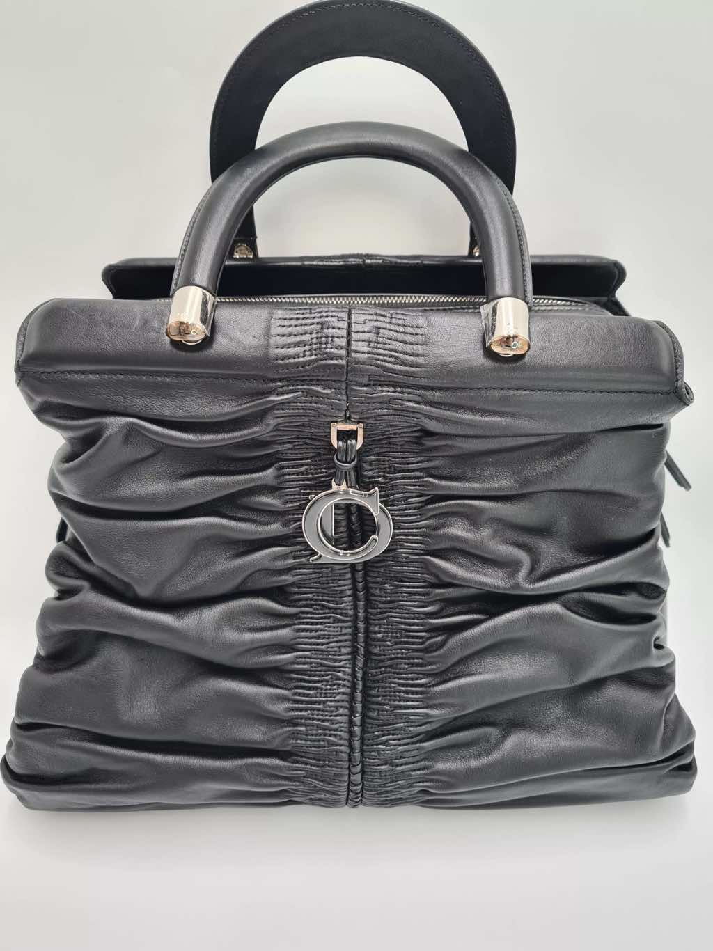 Christian Dior Leather Karenina Bag - Back view