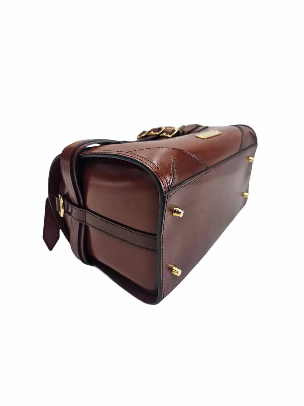 Burberry Bridle Leather Bowler - Side view