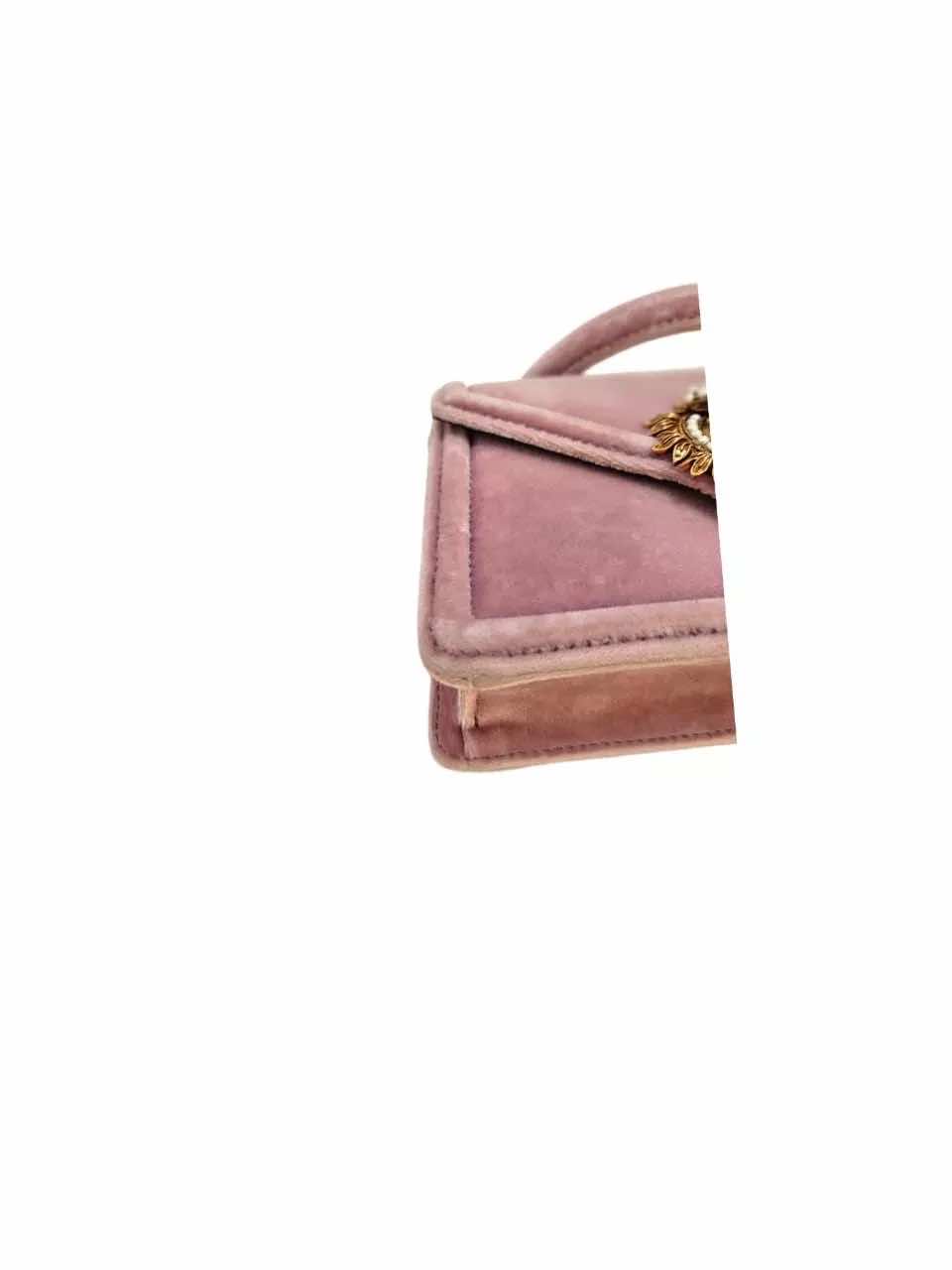 Dolce & Gabbana Devotion Velvet Top Handle - Detail 1