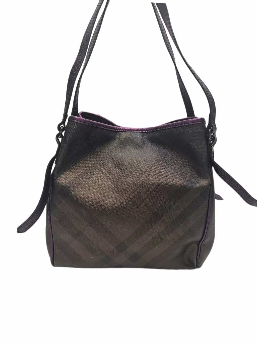 Burberry Purple Check Canterbury Tote - 4