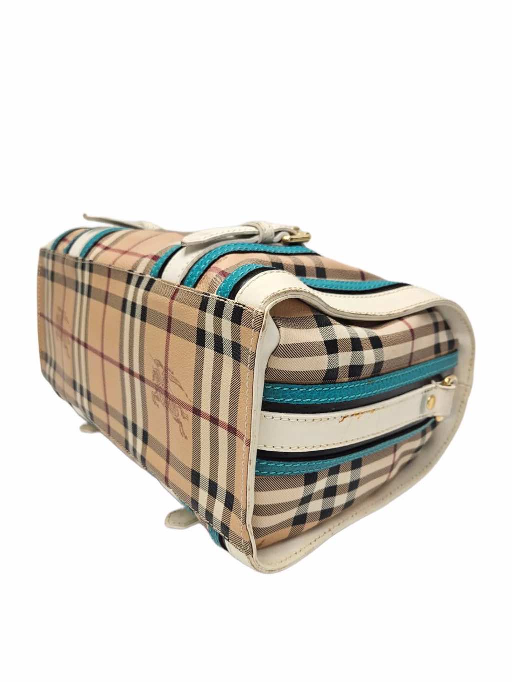 Burberry Haymarket Check Bowling Bag - Detail 1