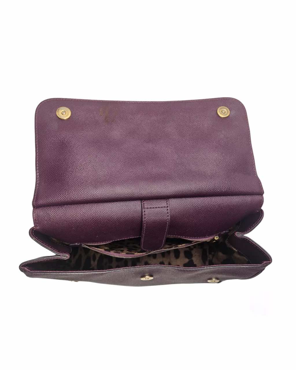 Dolce & Gabbana Miss Sicily Purple Handbag - Detail 2