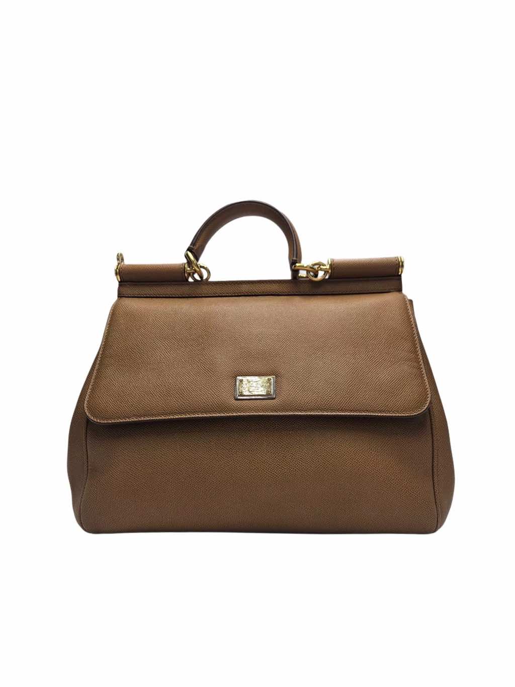Dolce & Gabbana BROWN ‘Sicily’ Shoulder Bag - 4