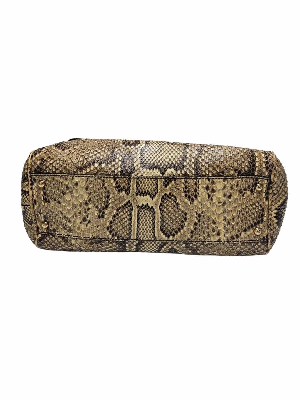 Dolce & Gabbana Yellow Python Sicily Bag - Image 6