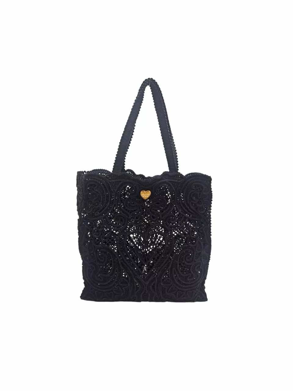 Dolce & Gabbana Beatrice Lace Tote Bag