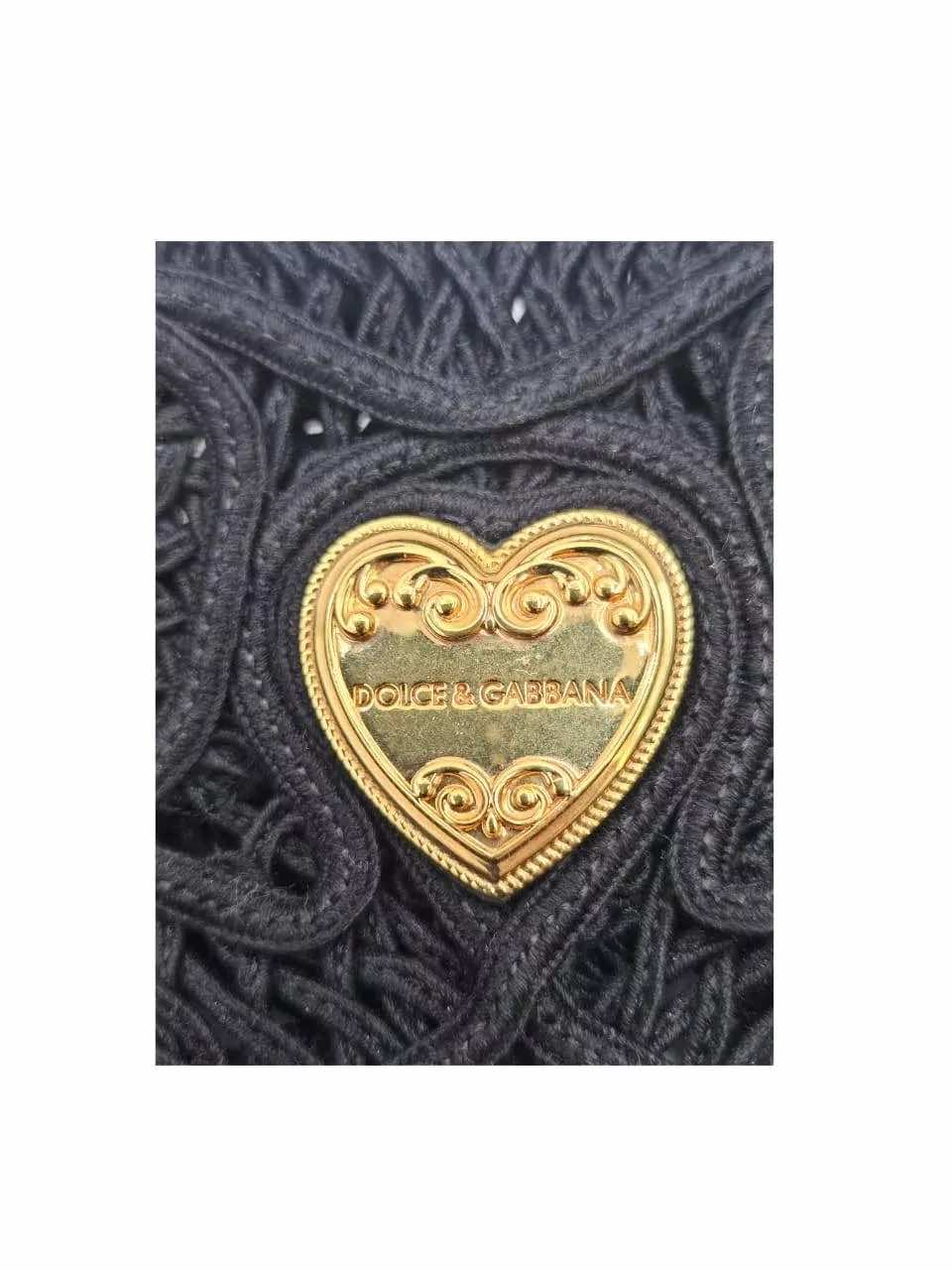 Dolce & Gabbana Beatrice Lace Tote Bag - Side view