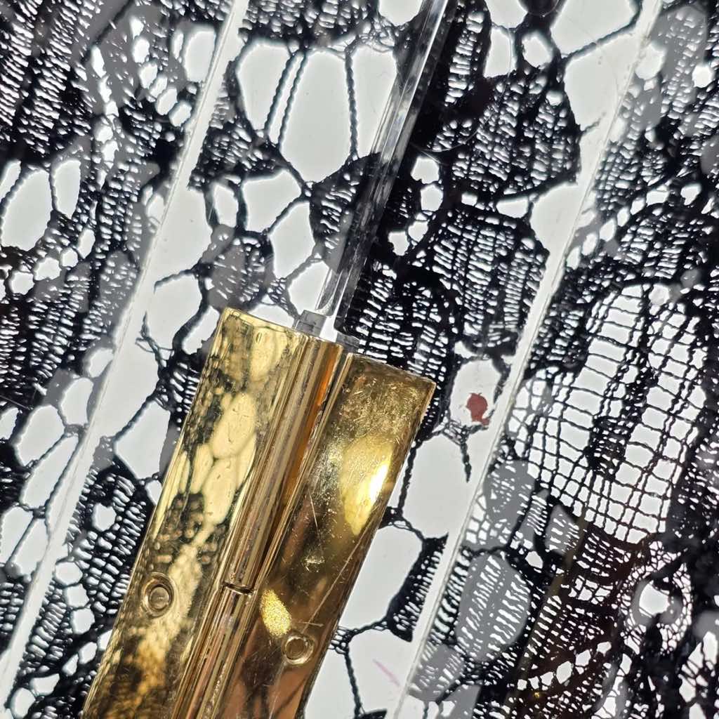 Dolce & Gabbana Black Lace Dolce Clutch - Image 12