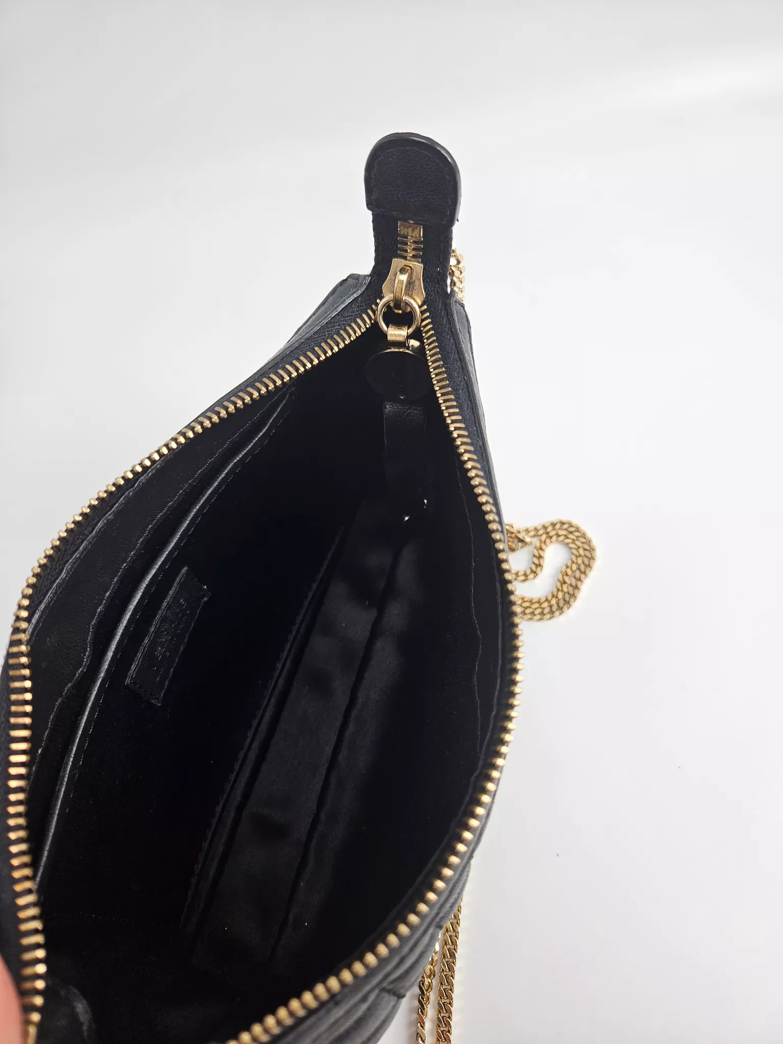 Versace Quilted Leather Chain Bag - Image 10