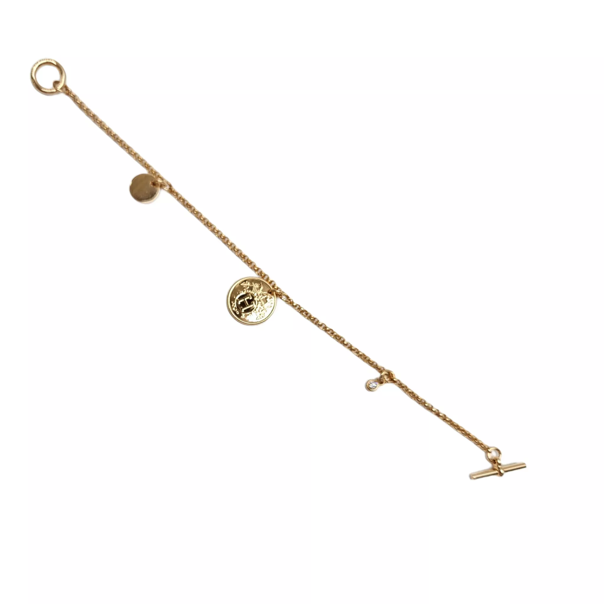 Hermès Ex Libris Rose Bracelet - Back view