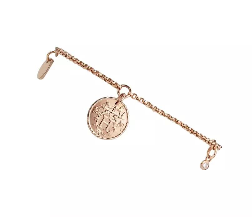 Hermès Ex Libris Rose Bracelet - Detail 2