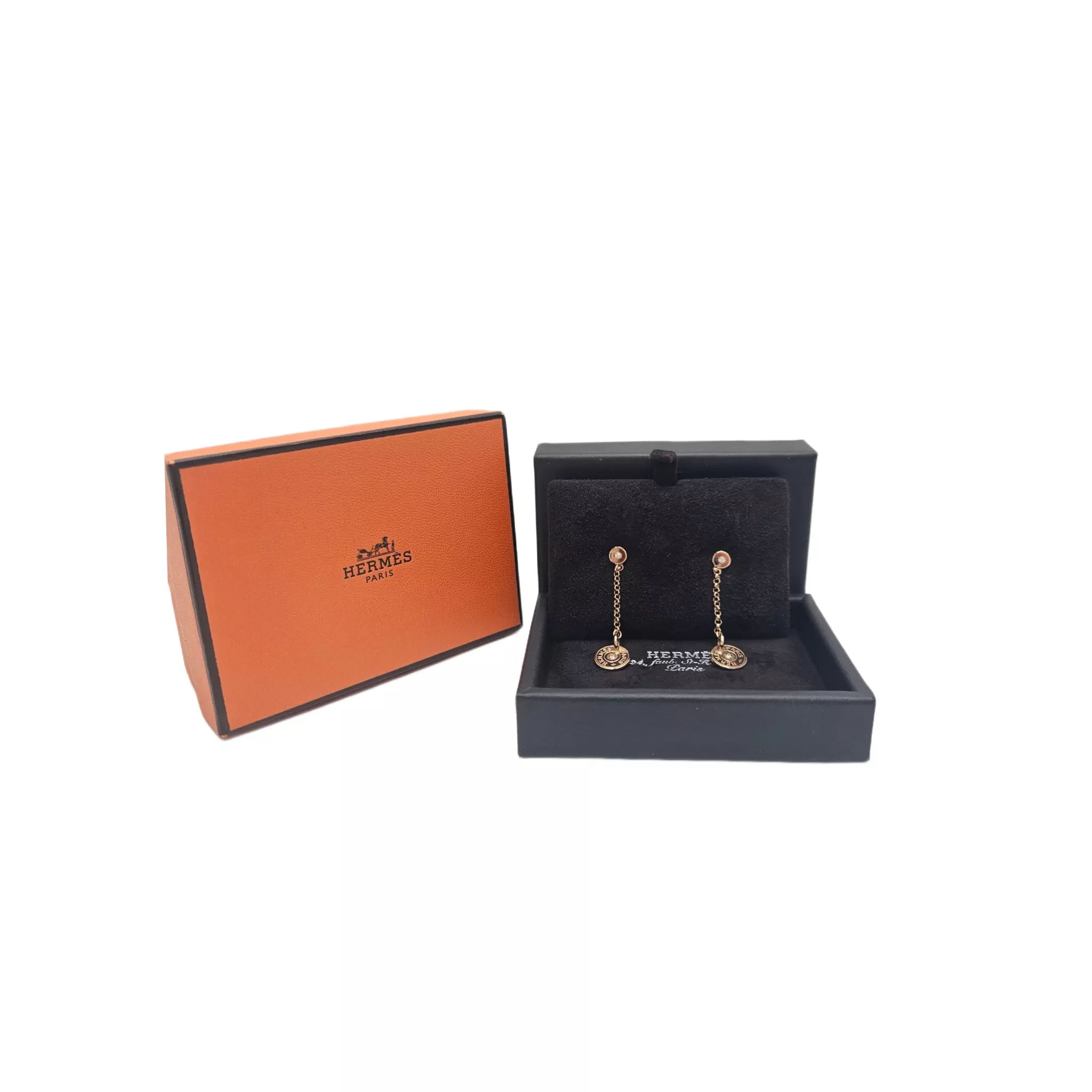 Hermès Clou De Rose Gold Earrings - Image 6