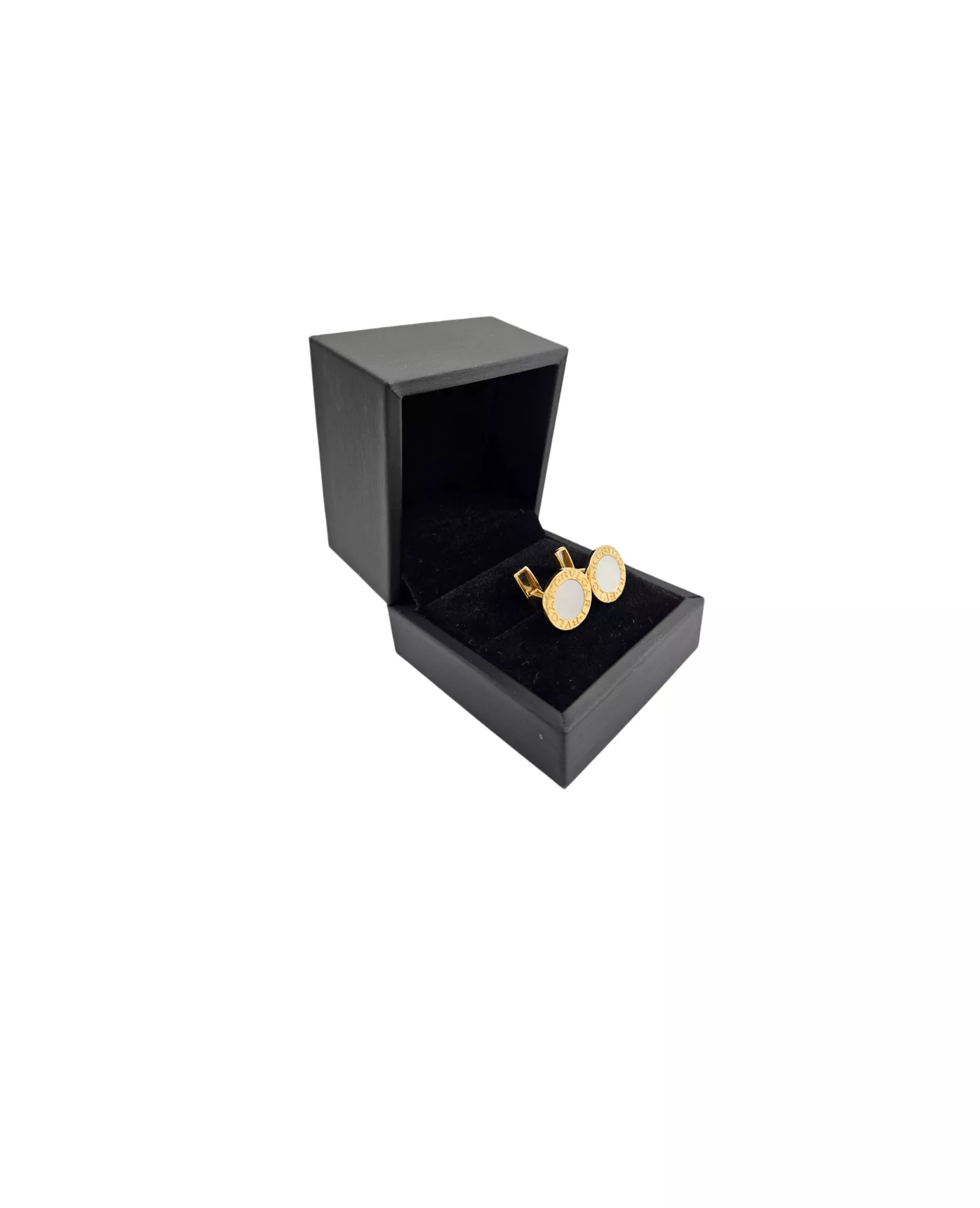 Bvlgari Mother of Pearl Cufflinks - Back view