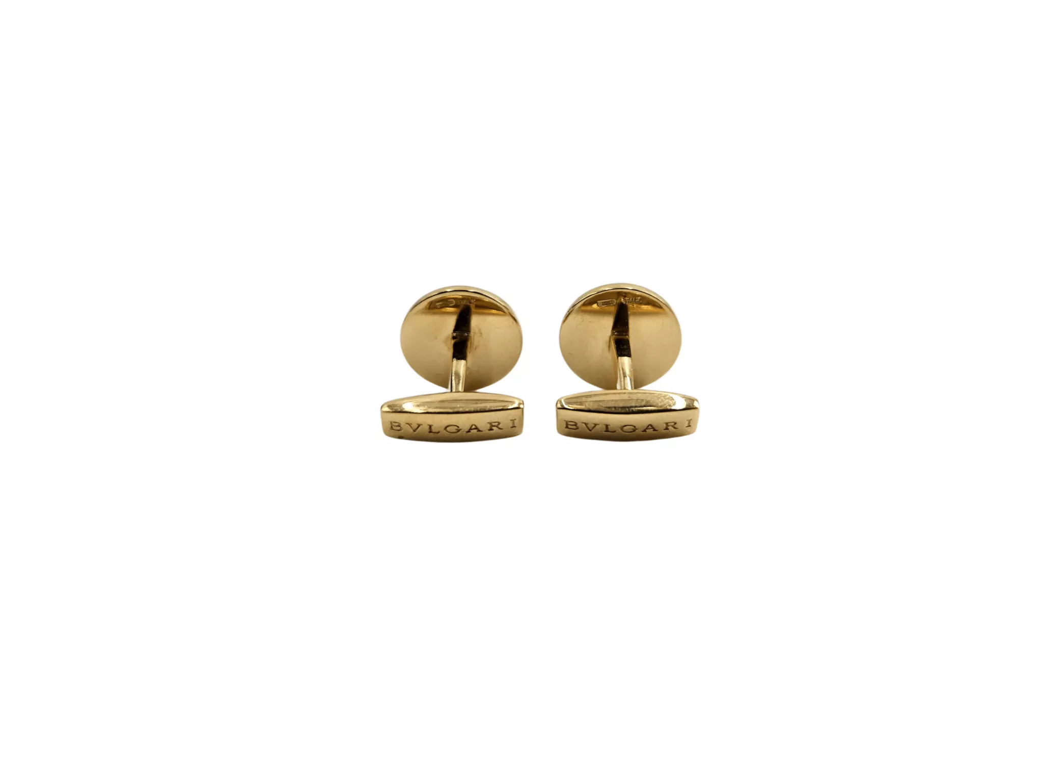 Bvlgari Mother of Pearl Cufflinks - Side view