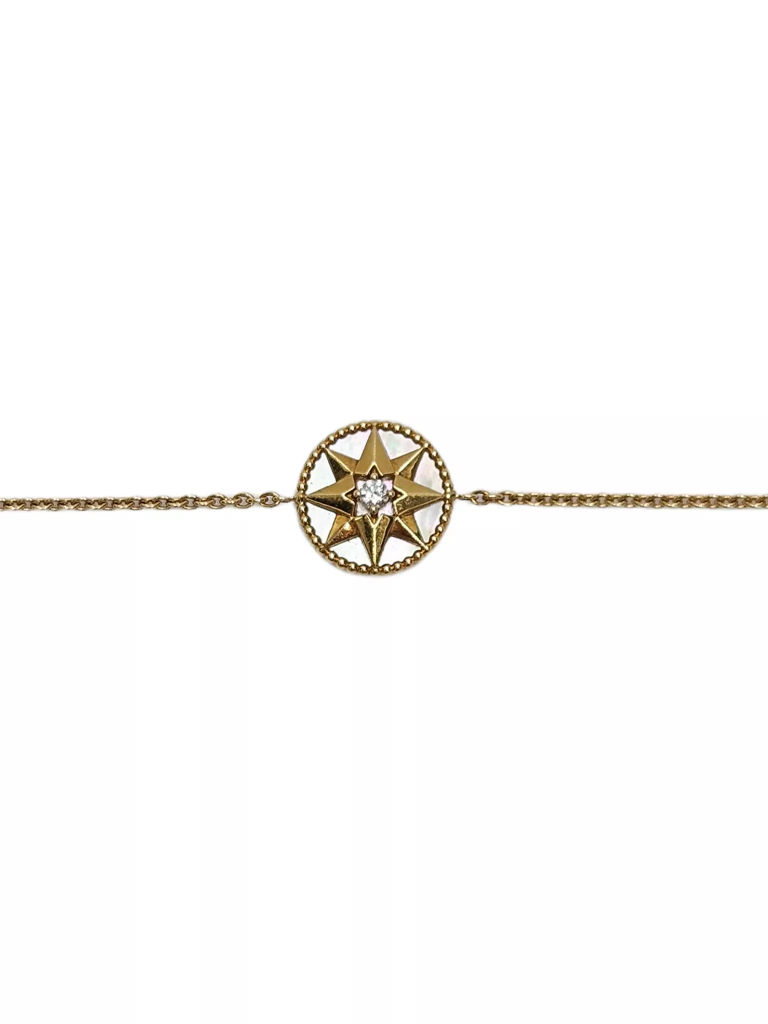Christian Dior Yellow Gold Diamond Bracelet