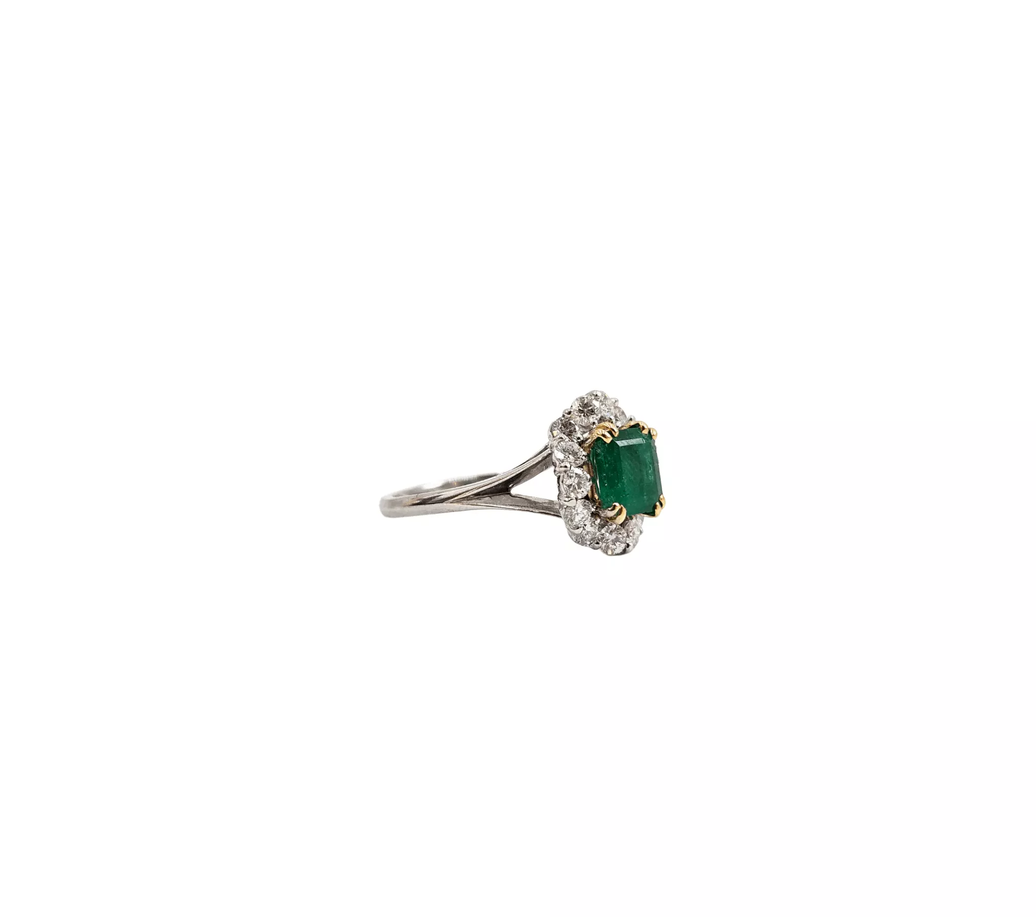 Mauboussin Emerald Stone Diamond Ring - 4
