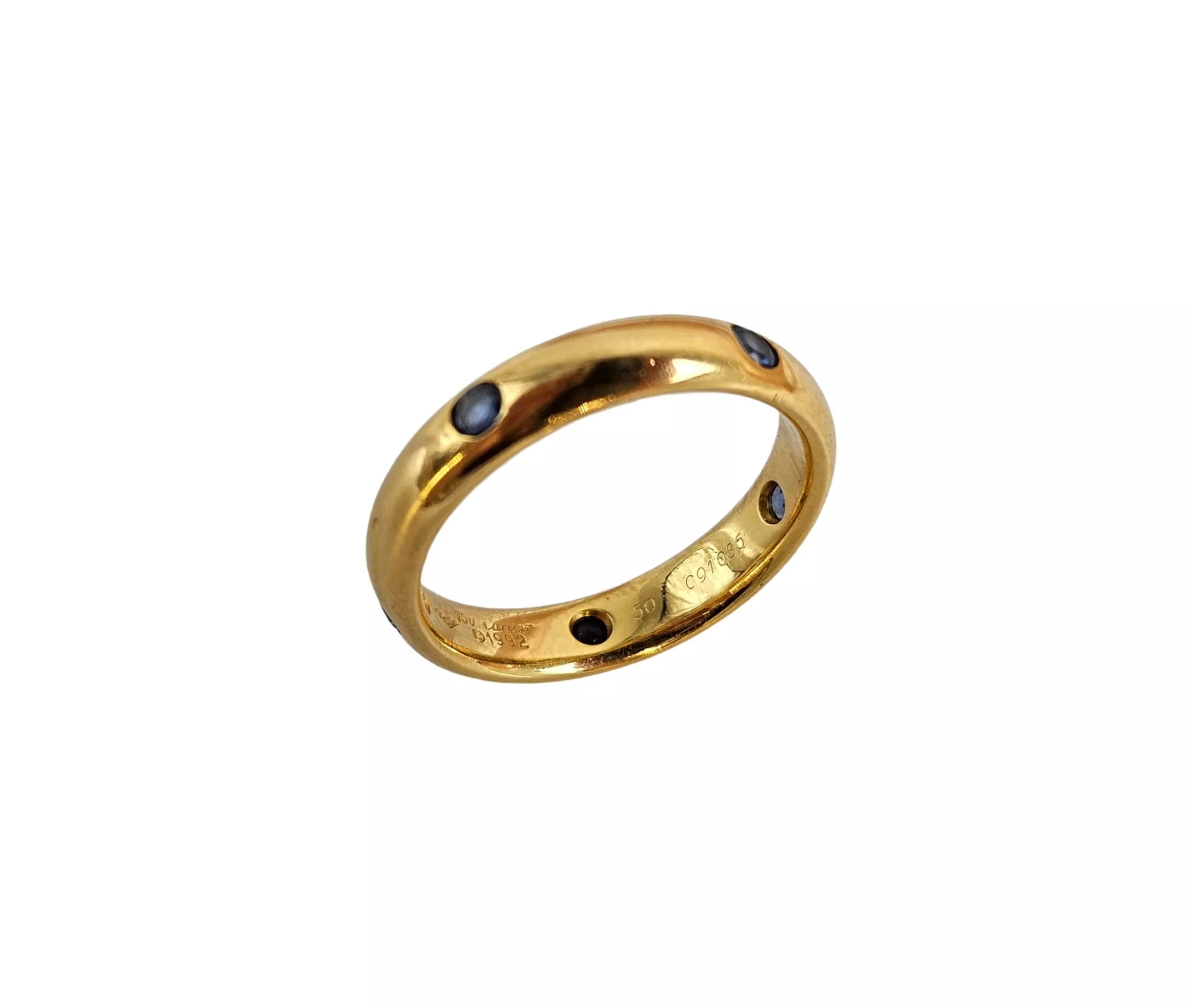 Cartier Vintage Stella Sapphire Ring - Back view