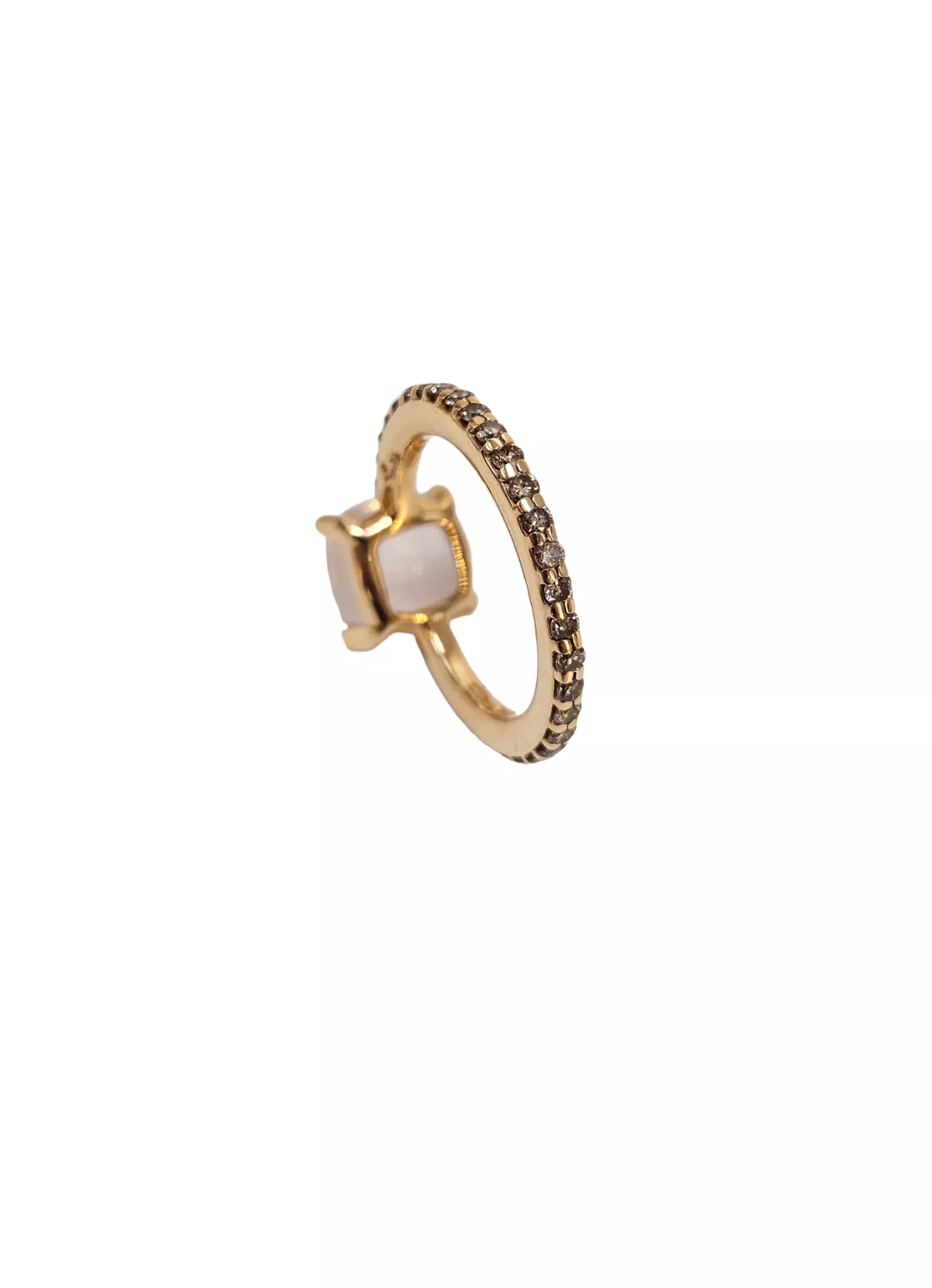 Pomellato Nudo Diamond Ring - Side view